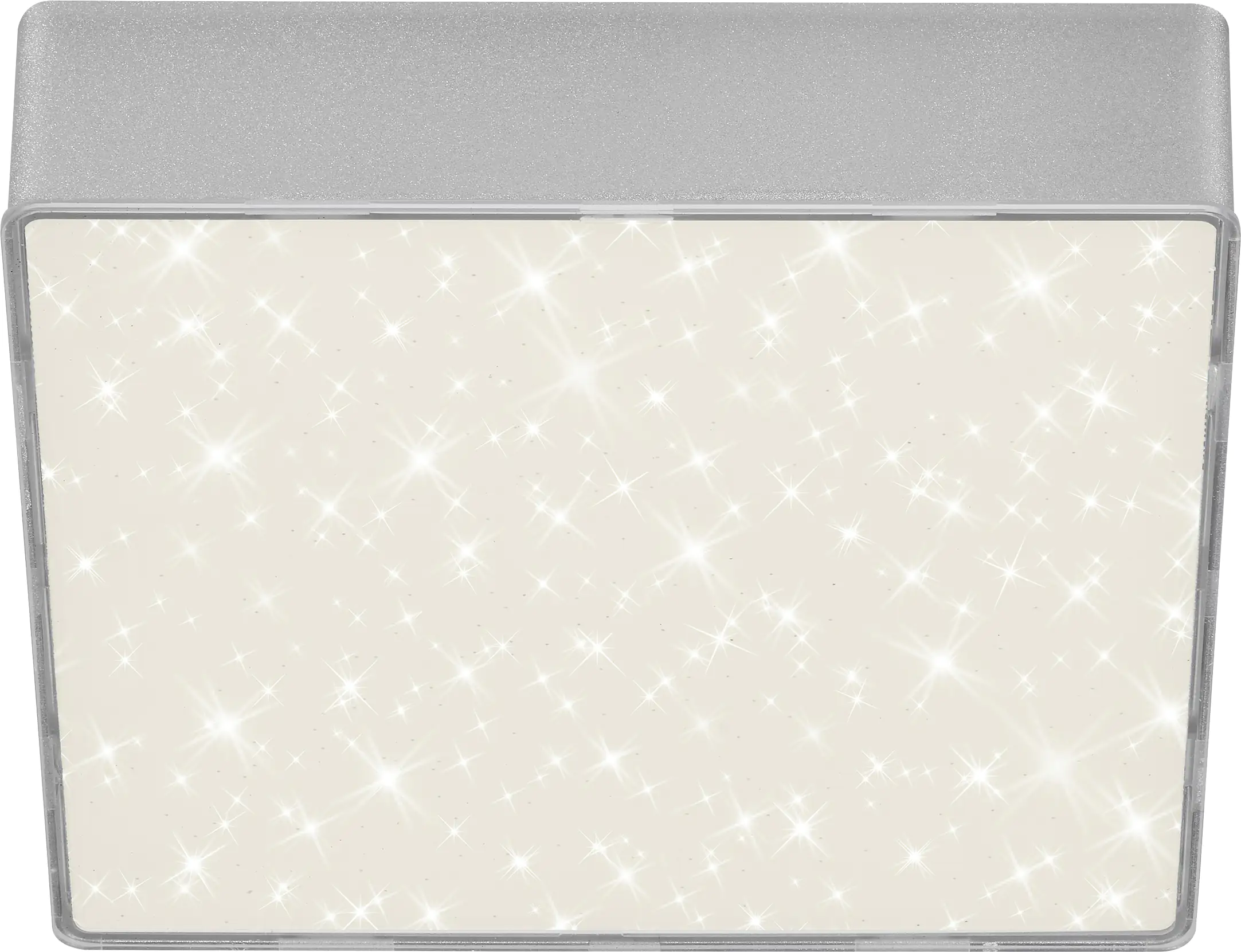 Briloner LED Deckenleuchte Flame Star silber 15,7 cm mit Sternenhimmel Briloner LED Deckenleuchte Flame Star silber 15,7 cm mit Sternenhimmel