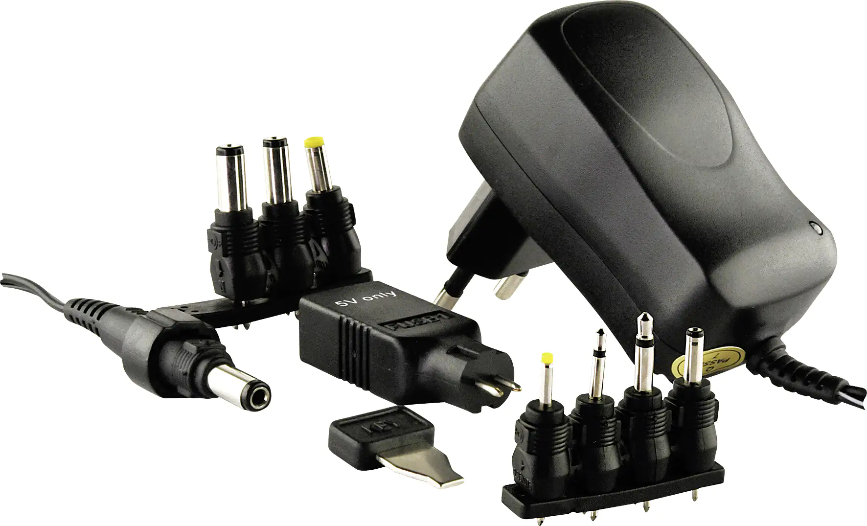 Schwaiger Steckernetzgerät NG1000USB 011 universal schwarz, 1000mA