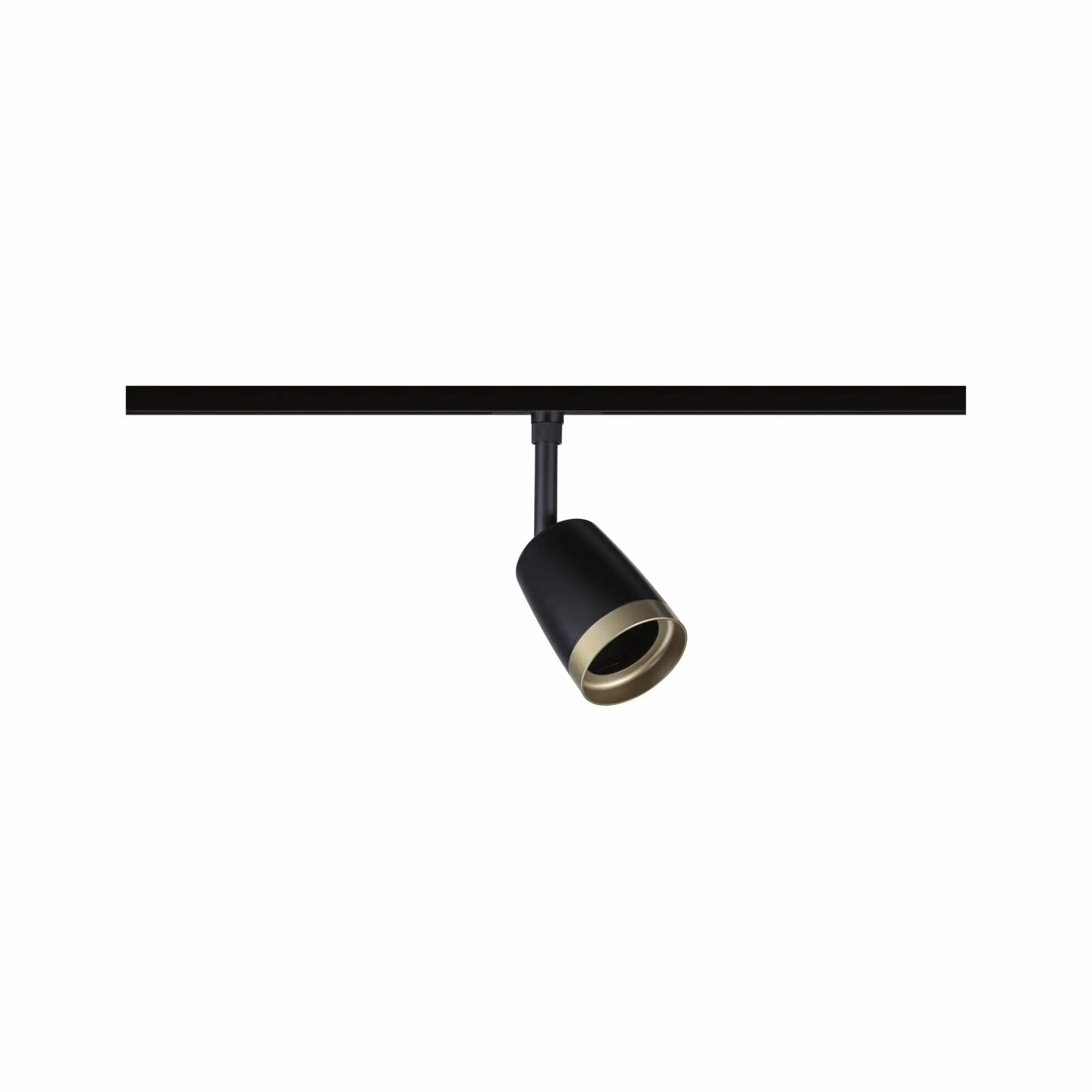 Paulmann URail Deckenleuchte 1er Spot Cover Ø 6,5 x 19,3 cm schwarz-gold matt