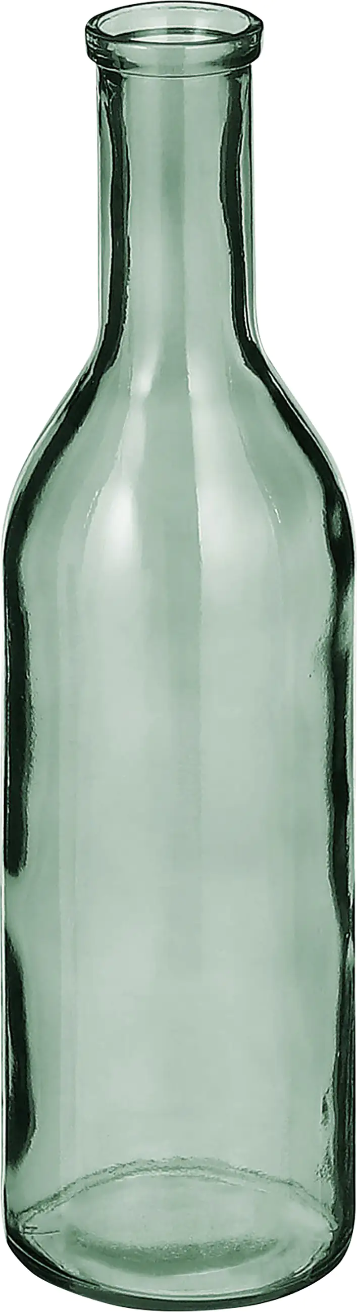 Mica Glas Flasche Rioja grün, 50 x 15 cm Mica Glas Flasche Rioja grün, 50 x 15 cm