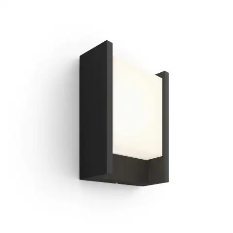 8718696170632 Philips Hue LED Außen-Wandleuchte White Fuzo eckig IP44
