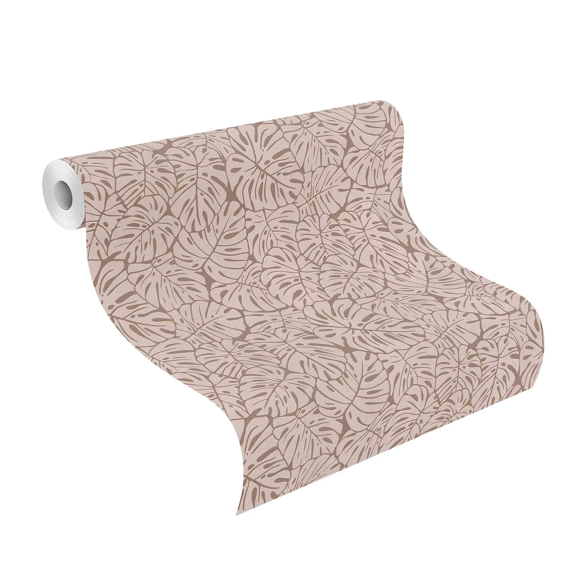 4000441541540_1 Rasch Vliestapete 541540 Rock'n Roll fensterblatt rosa 10,05 x 0,53 m