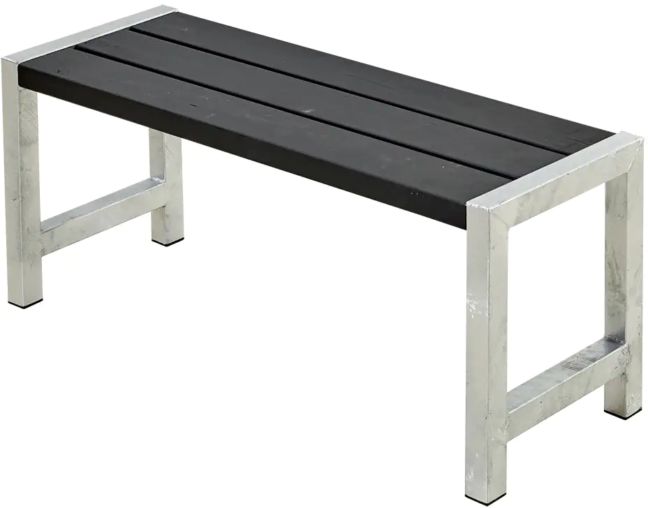 Plus Cafebank 127x38x45 cm   RAL 9005 Schwarz