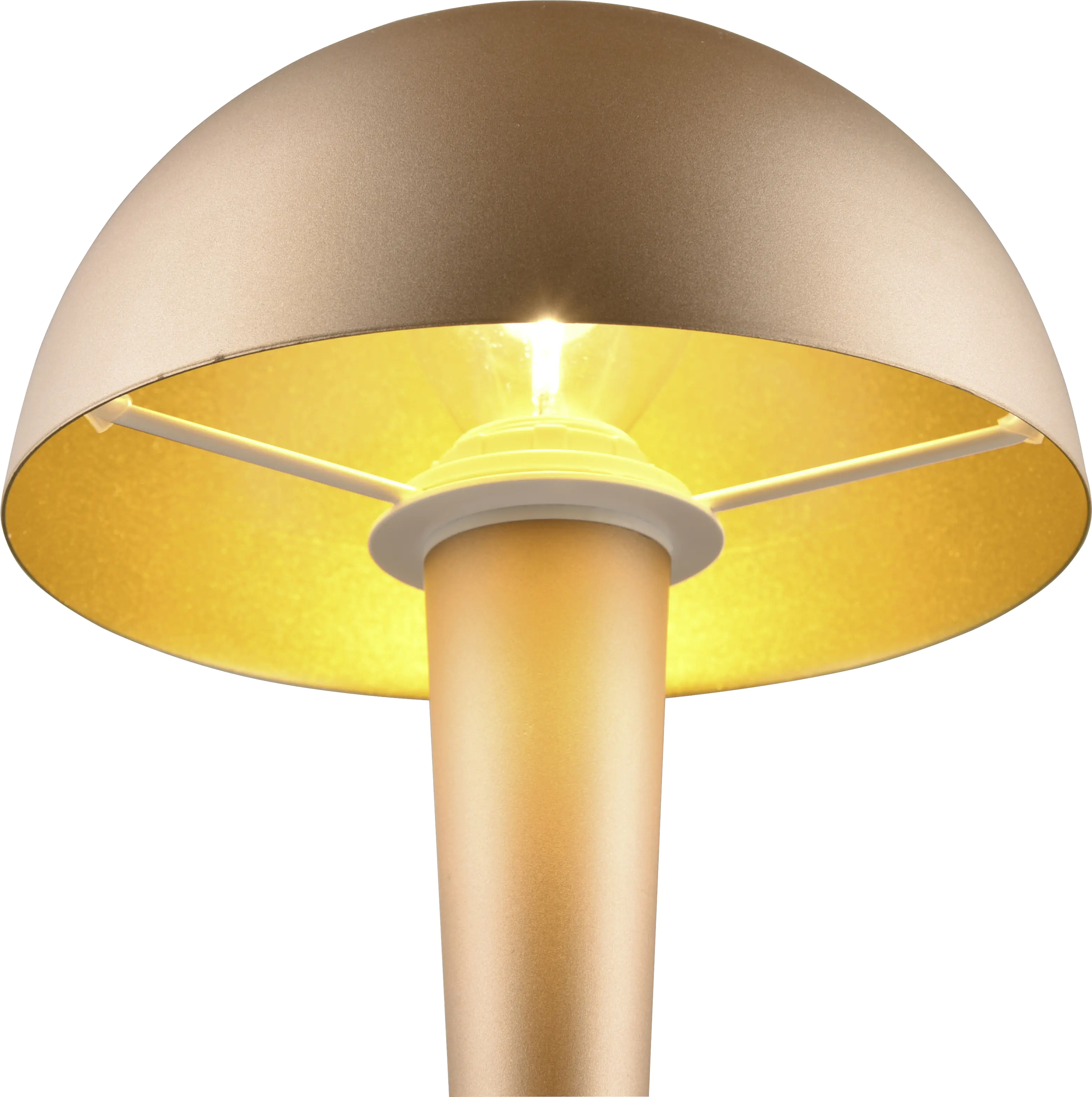 Trio Leuchten Tischleuchte Canaria E14, beige, Metall