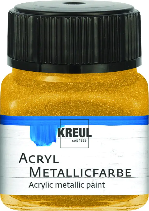 Kreul Acryl Metallicfarbe gold 20 ml