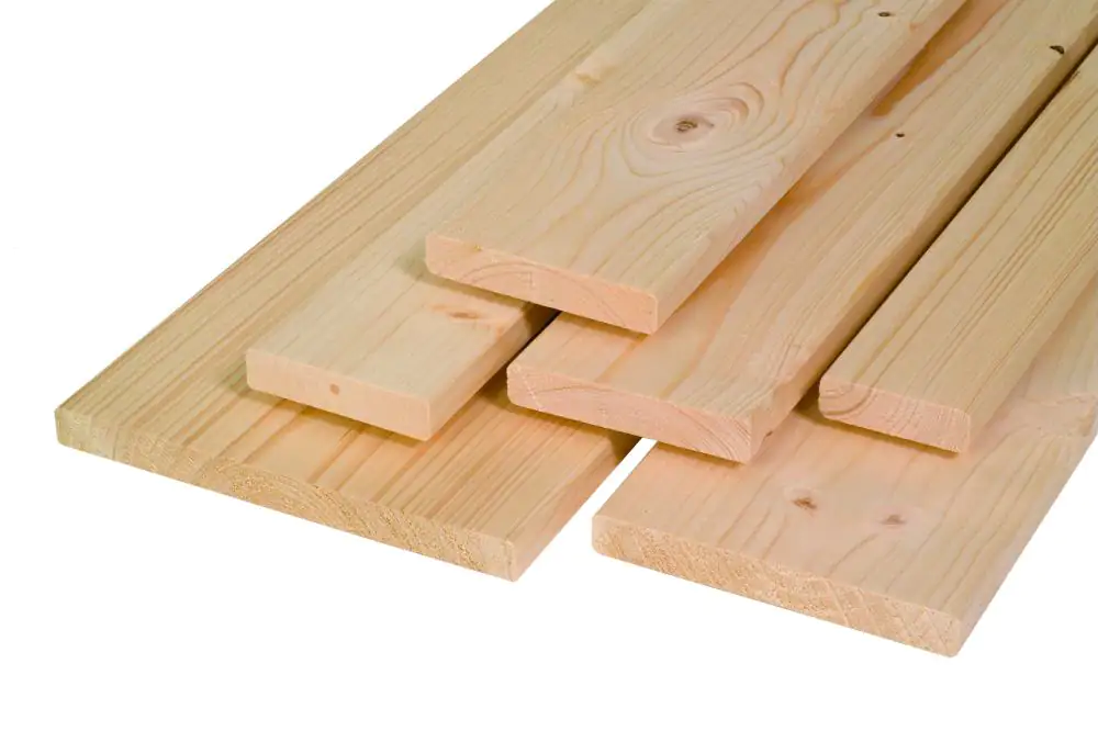Glattkantbrett Fichte Tanne 200 x 20 cm 18 mm 4-seitig gehobelt