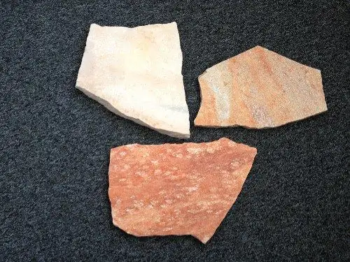 Silex Polygonalplatten Quarzit rosa-mix Silex Polygonalplatten Quarzit rosa-mix