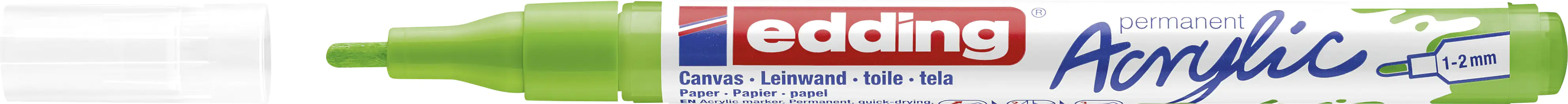 edding 5300 Acrylmarker fein gelbgrün 1 - 2 mm