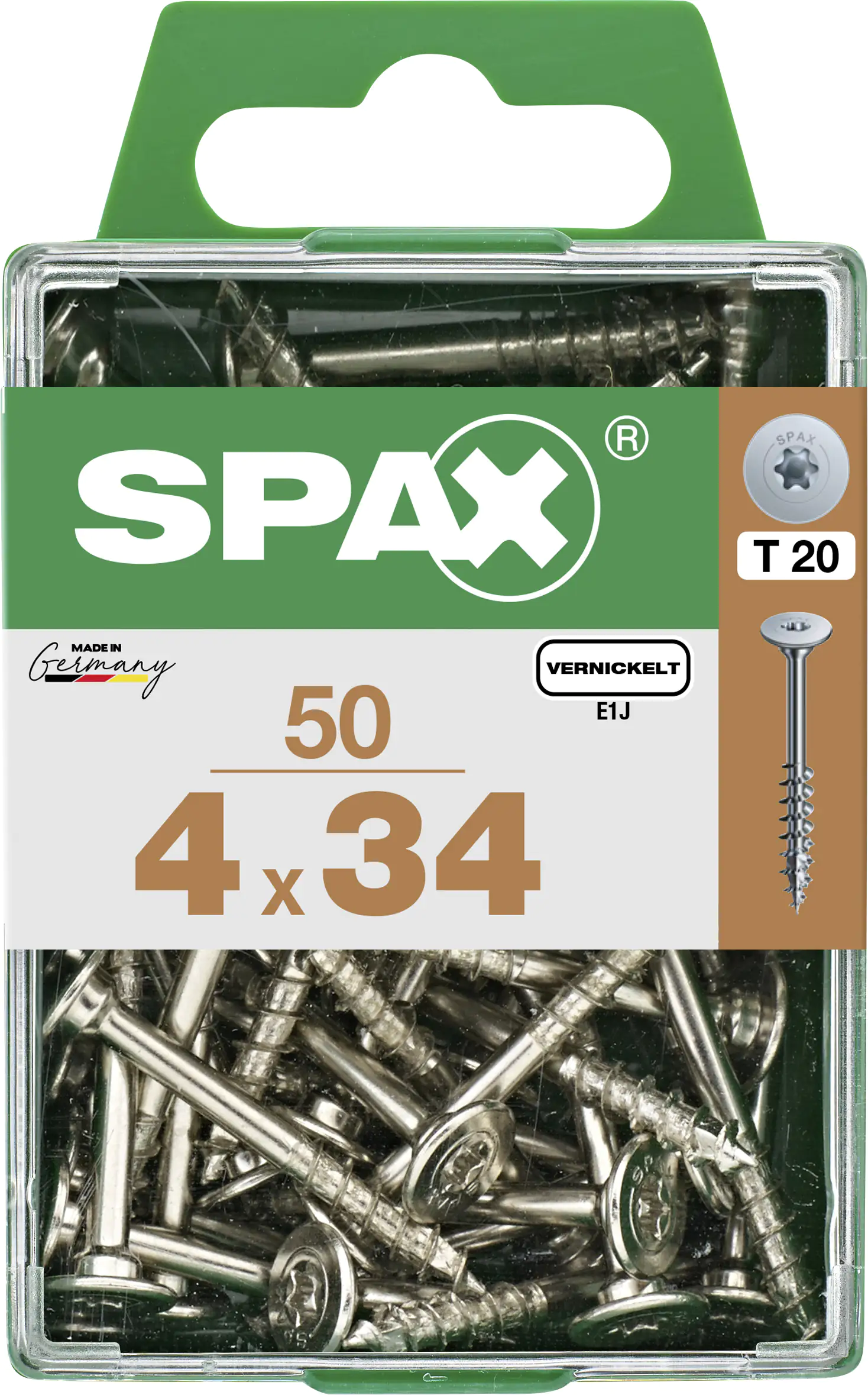 Spax Möbelbauschrauben 4.0 x 34 mm TX 20 - 50 Stk.