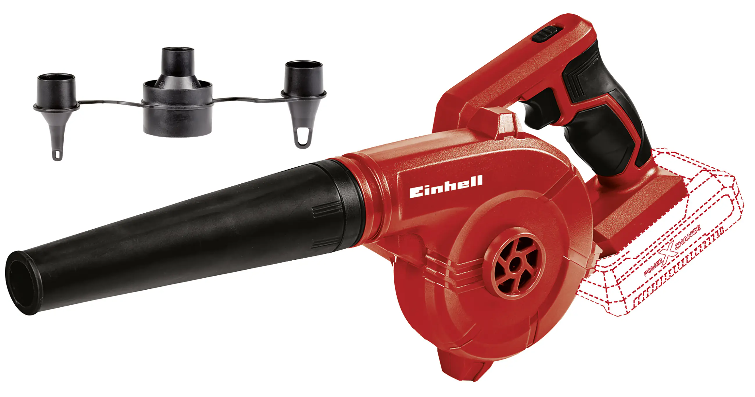 Einhell Expert Akku-Bläser TE-CB 18/180 Li Solo 18 V