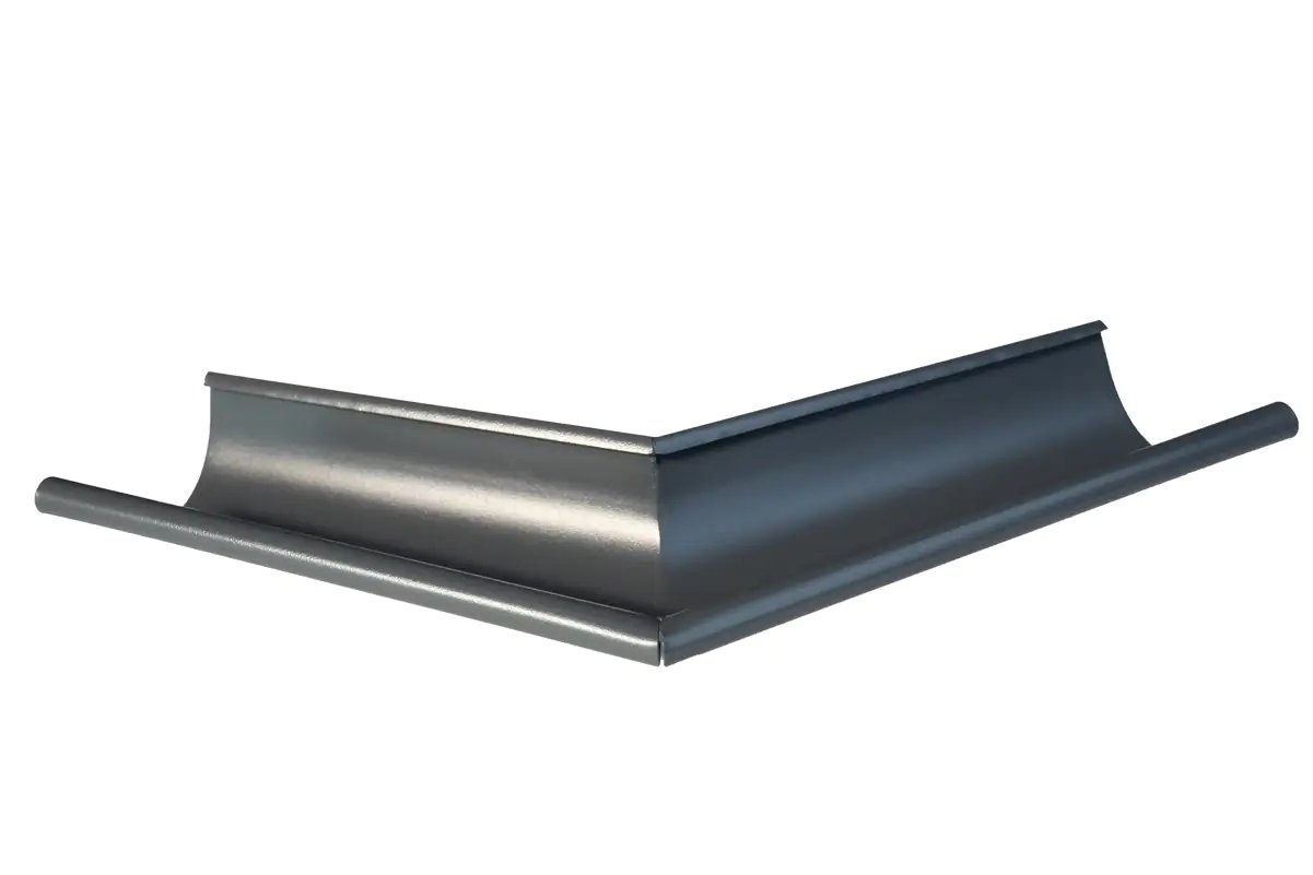 SKAN HOLZ Regenrinnen-Set für Pavillon Nice 4, Stahl, verzinkt u. anthrazit