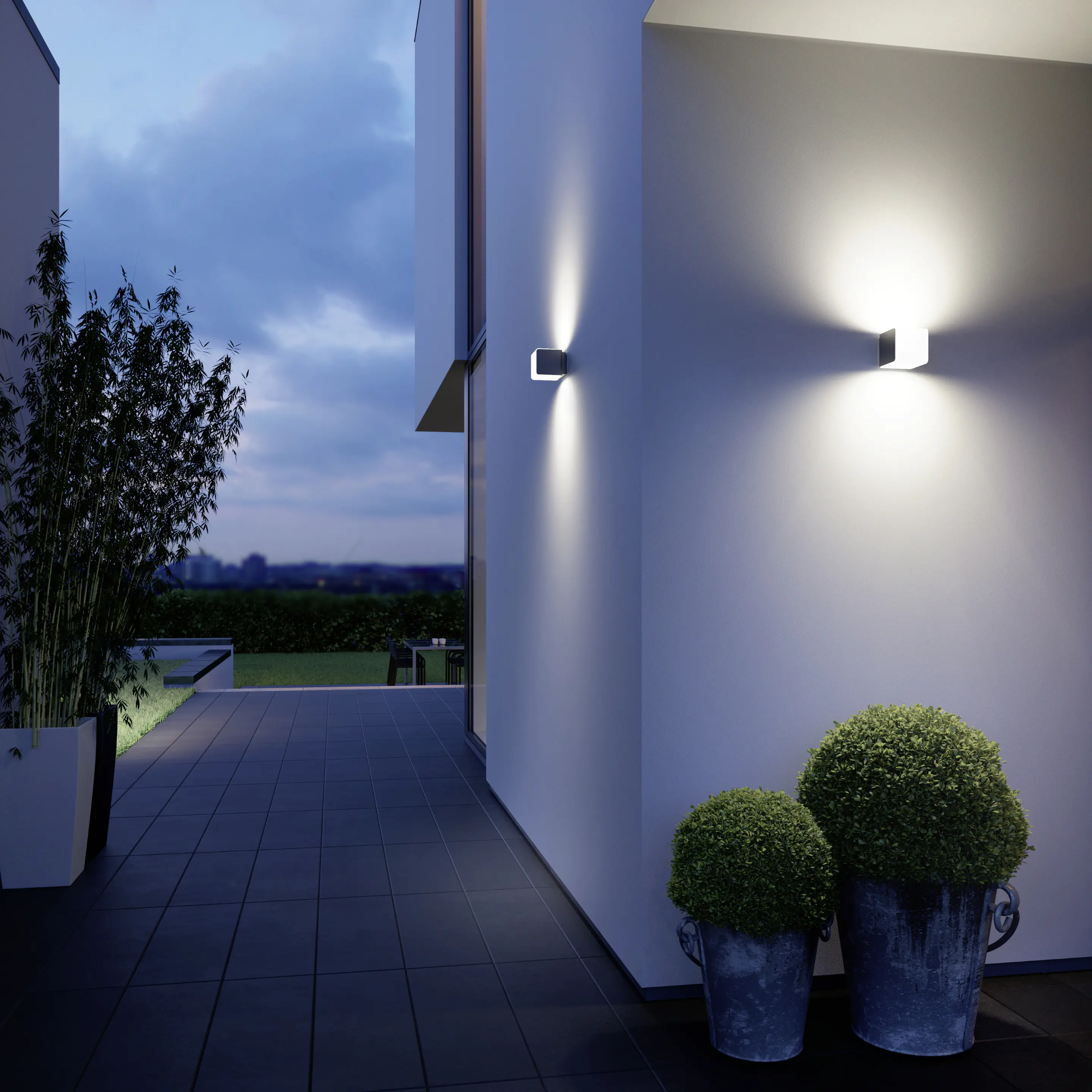 Steinel Außenleuchte L 830 C Anthrazit mit Bluetooth Connect