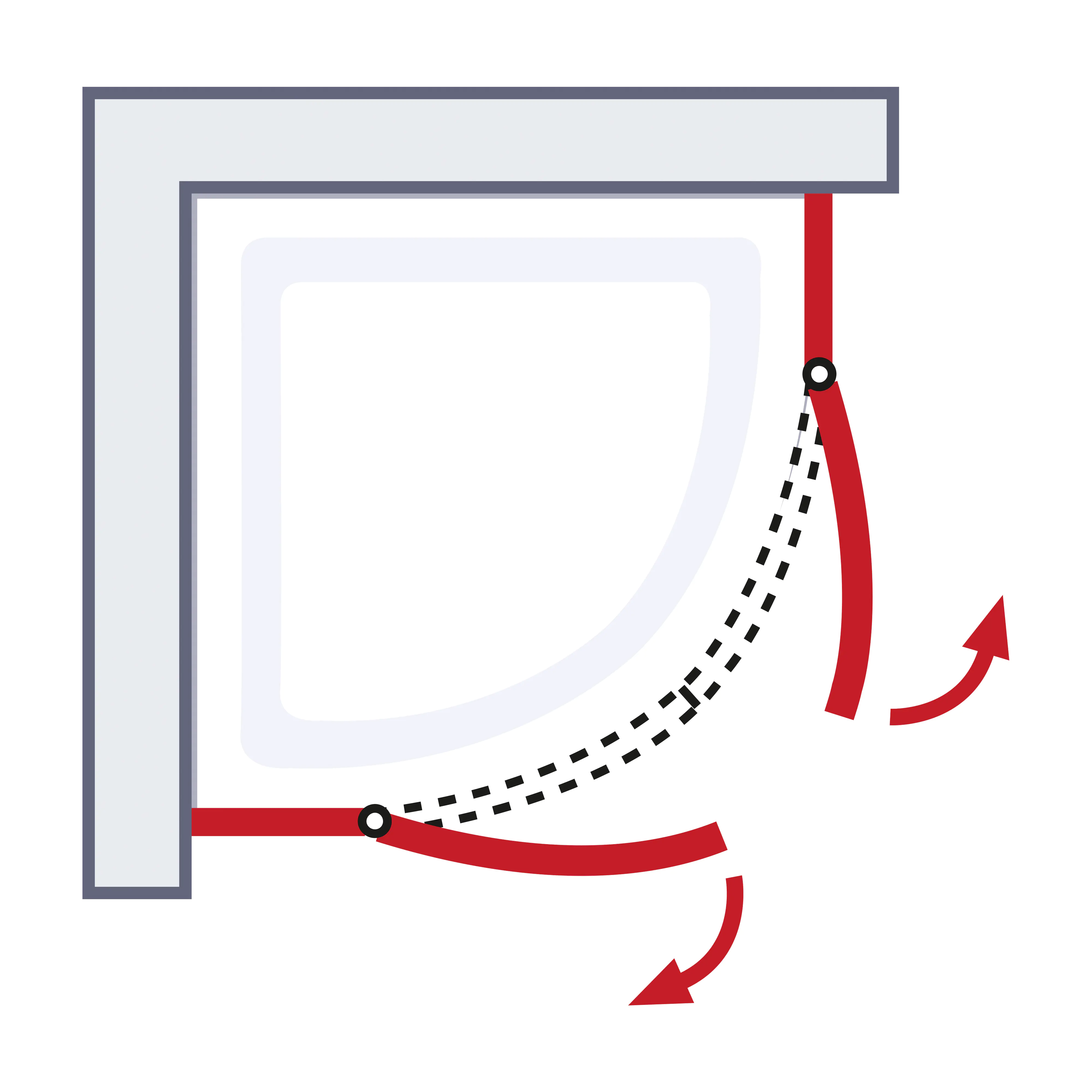Schulte Runddusche 200 x 90 x 90 cm MasterClass