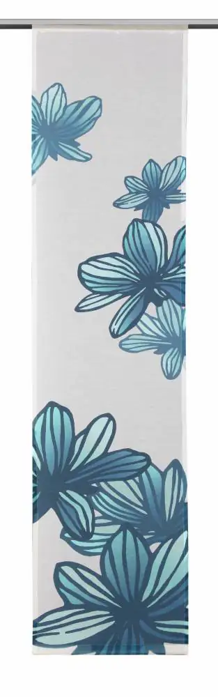 Neusser Collection Flächenvorhang blau, 245 x 60 cm