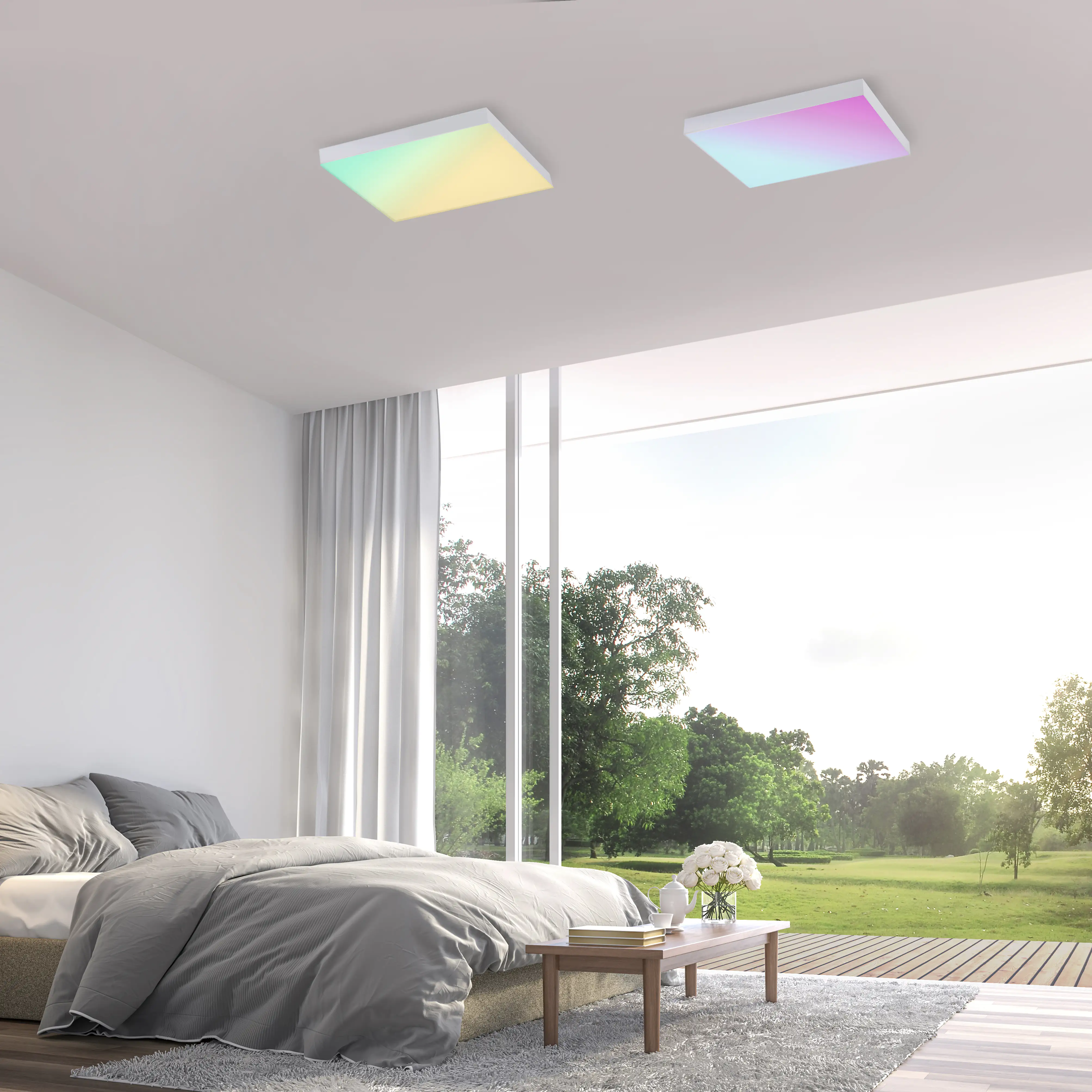 JustLight LED Deckenleuchte Yukon 45 cm RGBW