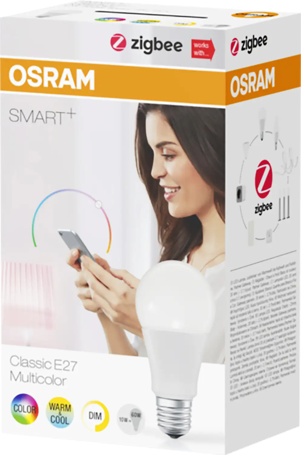 Osram LED Leuchtmittel Smart+ E27 E 27 - 10 W RGBW