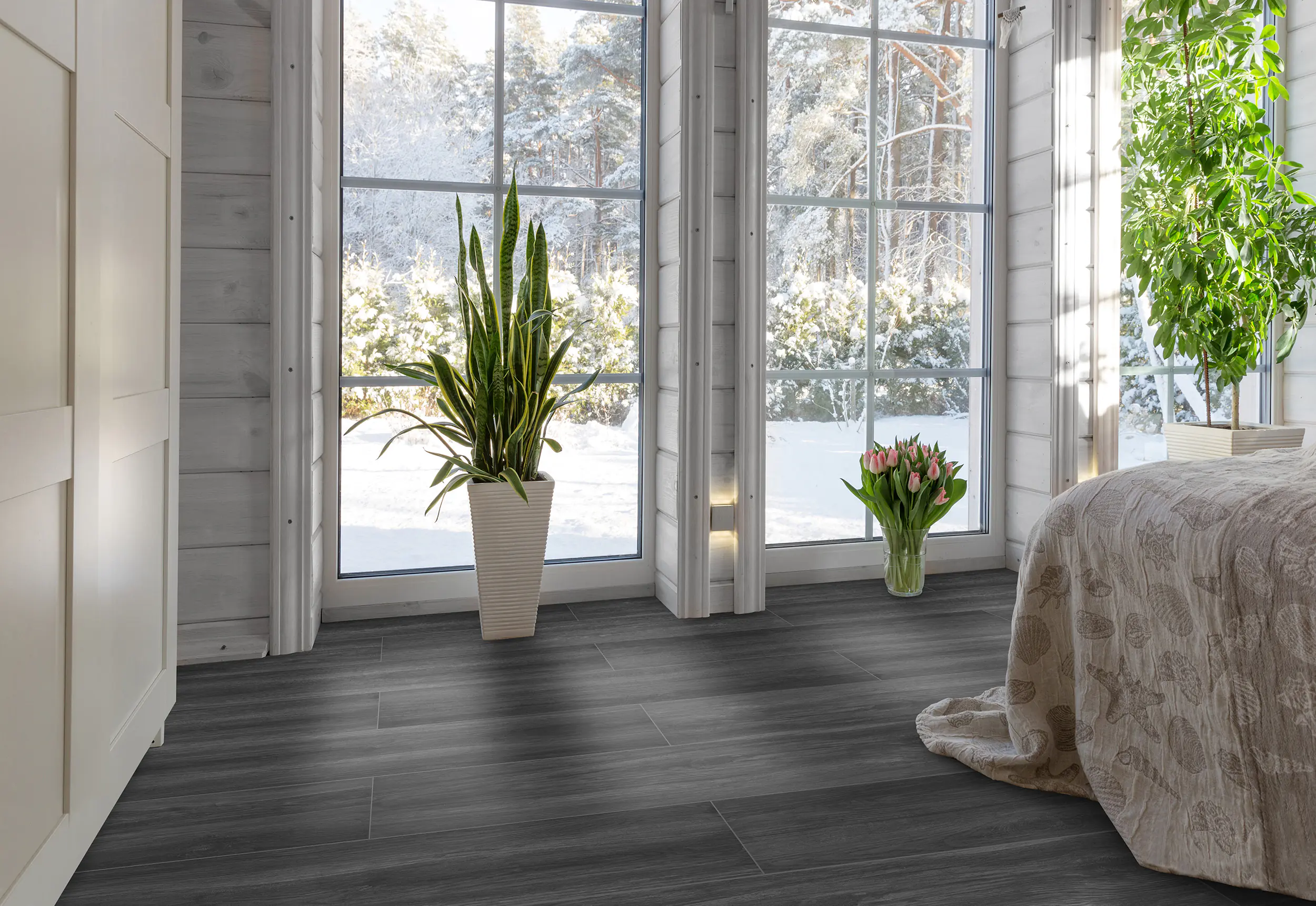 Bodenfliese Feinsteinzeug Oak Grande 20 x 120 cm grau Bodenfliese Feinsteinzeug Oak Grande 20 x 120 cm grau