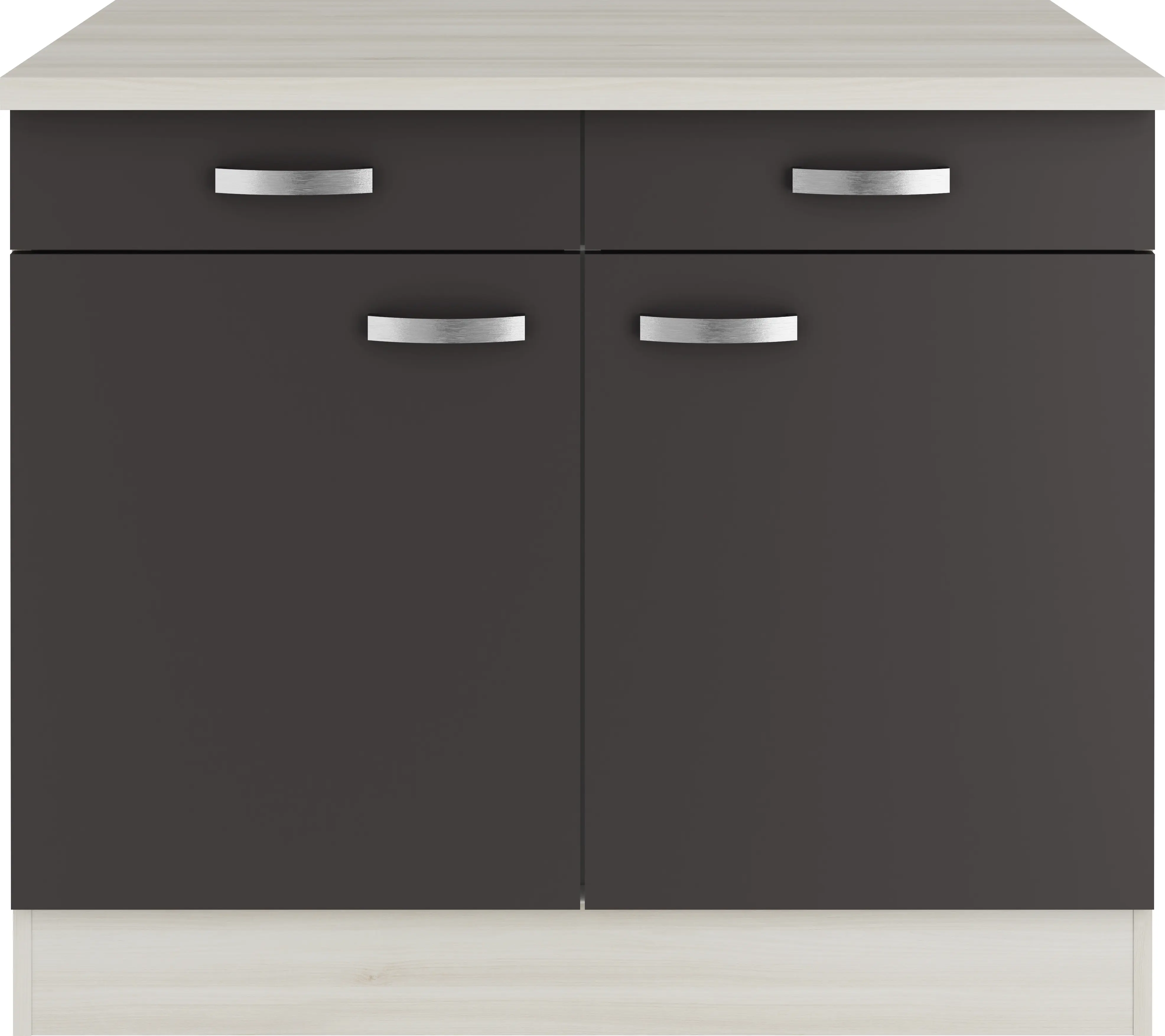 Optifit Unterschrank Faro 220 anthrazit/akazie 100 cm