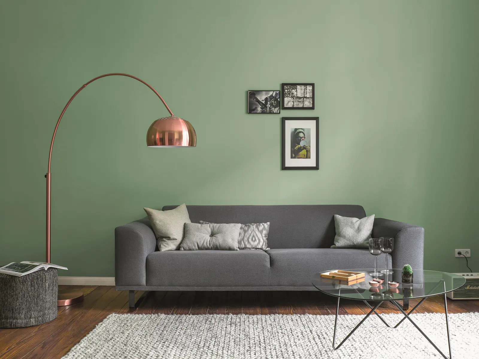 Alpina Feine Farben Wandfarbe No. 10 Hüterin der Freiheit - edelmütiges patinagrün 2,5 L