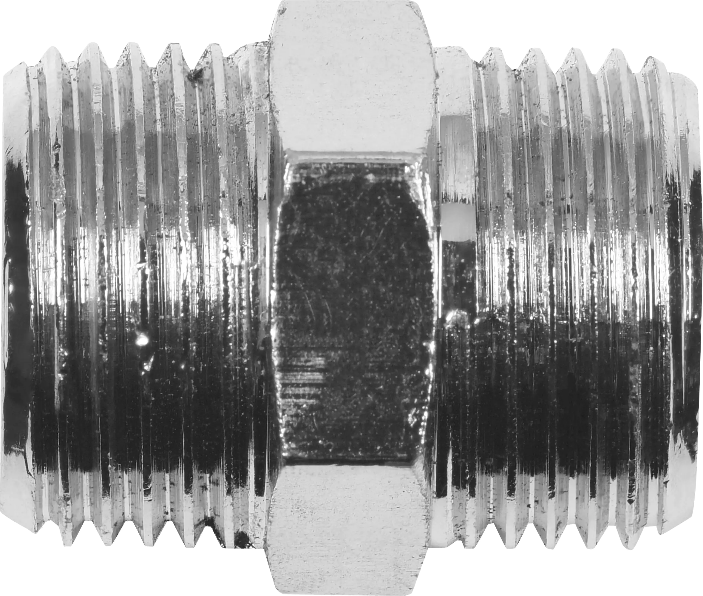 Cornat Doppelnippel verchromt 3/8" AG x ø 10 mm Messing verchromt, 3/8" AG x ø 10 mm