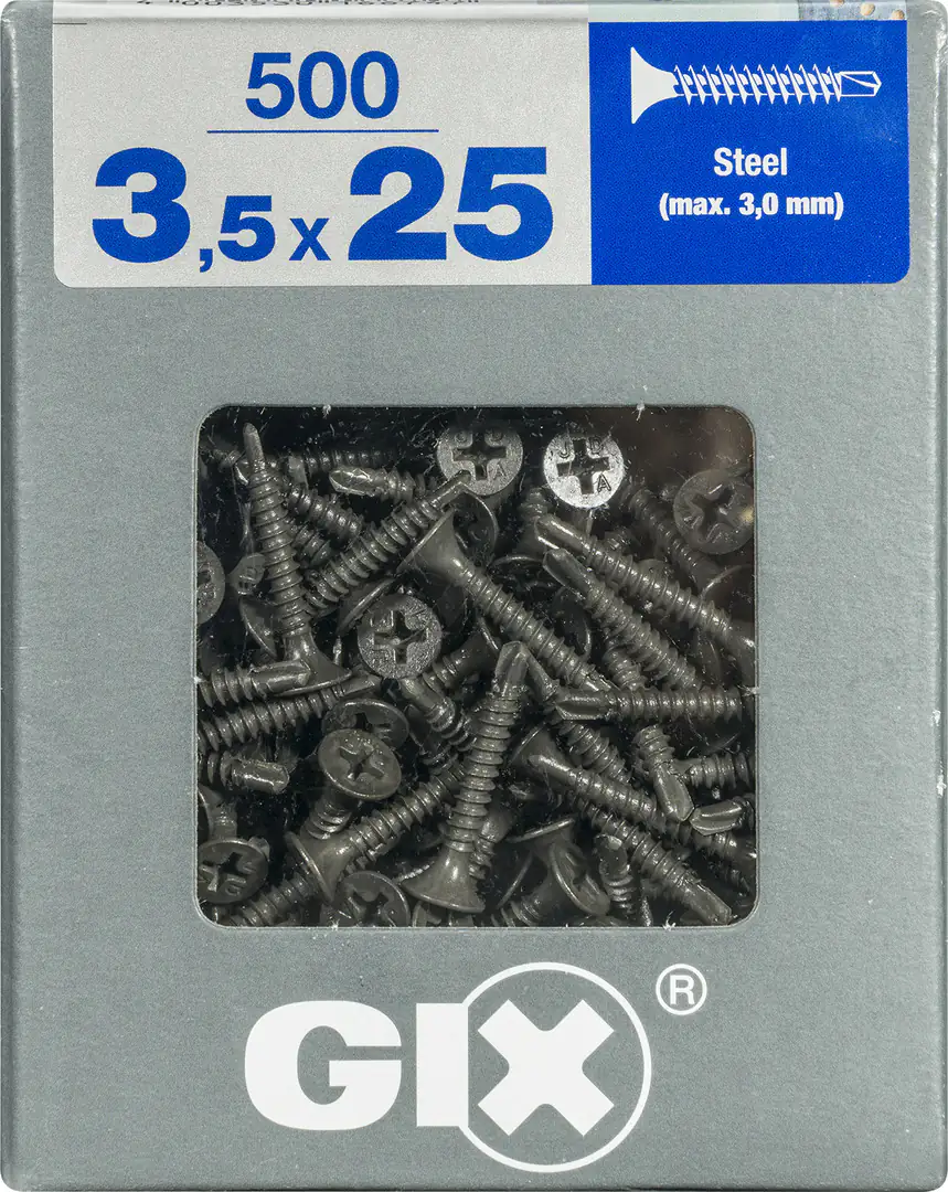 Spax Schnellbauschrauben 3.5 x 25 mm PH 2 - 500 Stk. Spax Schnellbauschrauben 3.5 x 25 mm PH 2 - 500 Stk.