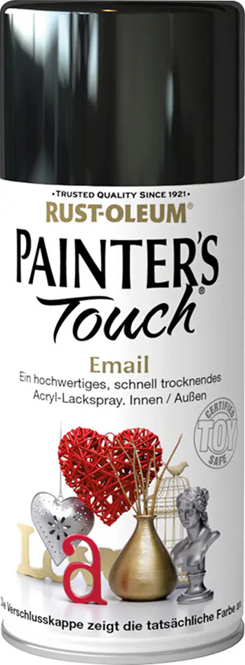 Rust-Oleum Acryl Lackspray 150 ml gloss schwarz