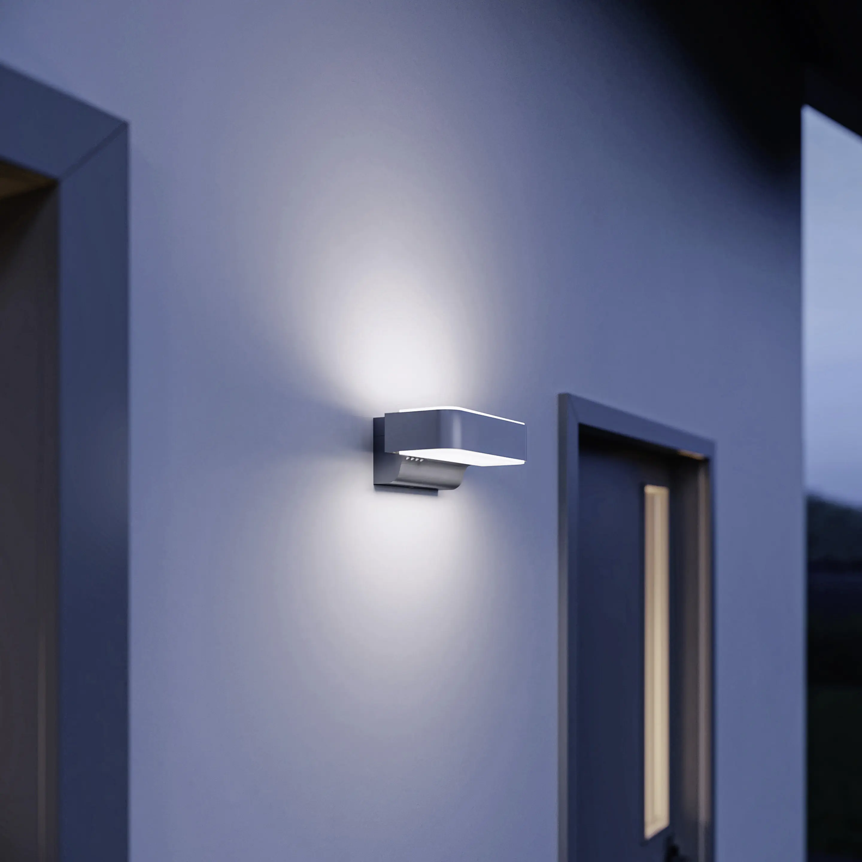 Steinel Außenleuchte L 810 C Anthrazit Up-/Downlight mit Bluetooth Connect Steinel Außenleuchte L 810 C Anthrazit Up-/Downlight mit Bluetooth Connect