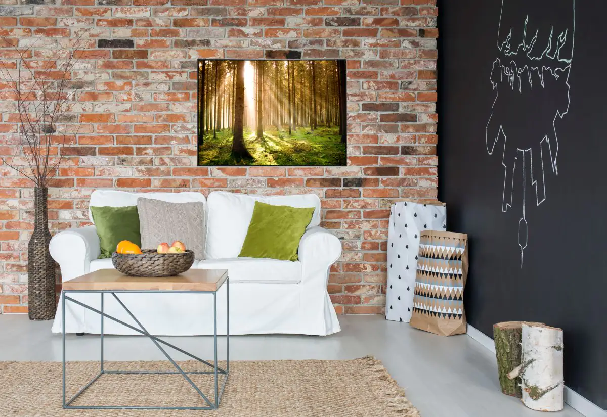 papermoon Infrarotheizkörper EcoHeat 60X100 cm 800 Watt, Autumn Pine Forest
