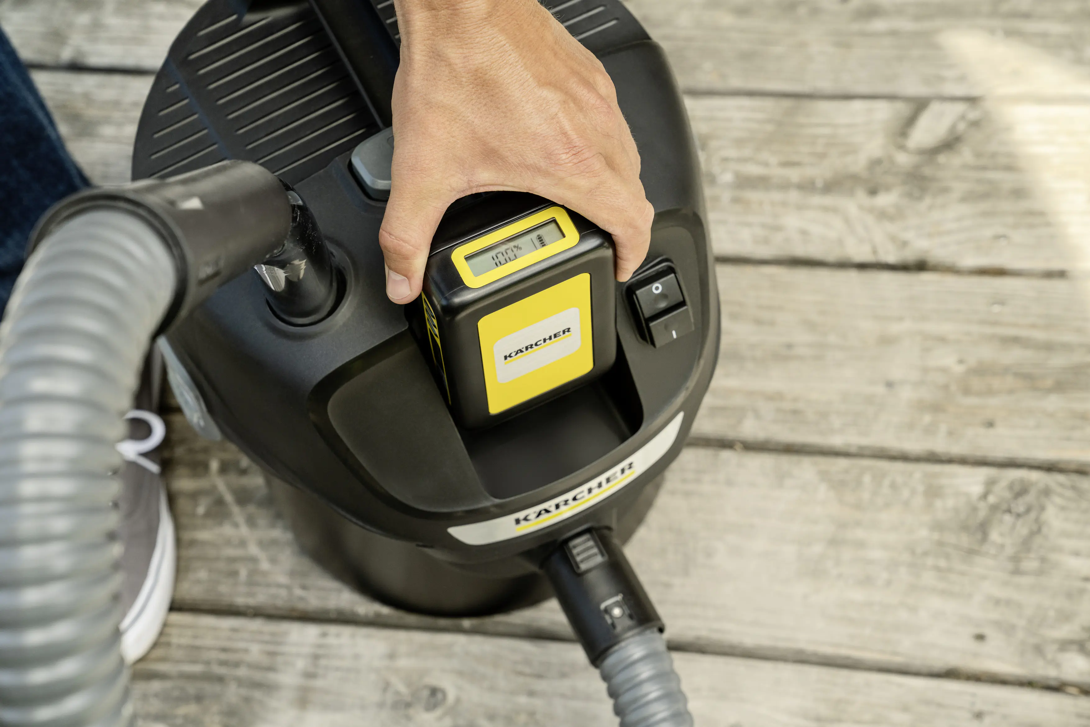 Kärcher Aschesauger AD2 Battery 18 V, 2.5 Ah, inkl. 1x Akku