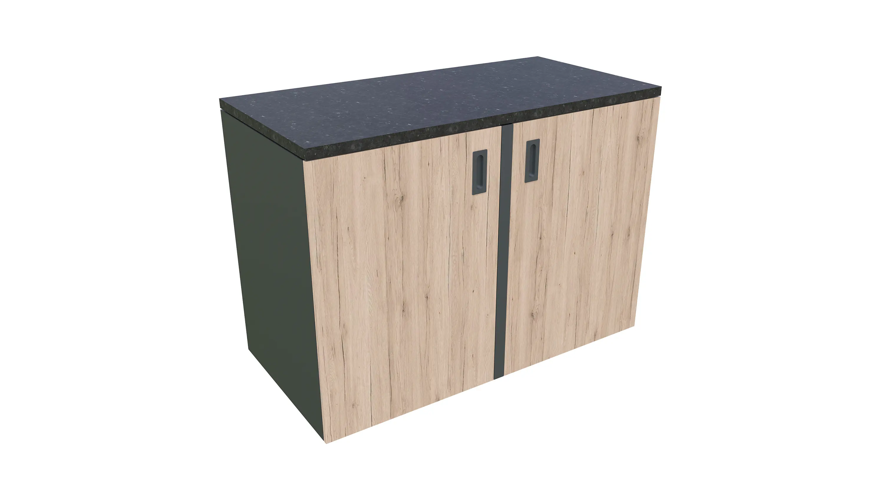 Bellano Living Eck Element für Outdoorküchen inkl. 2 Türen eiche granit