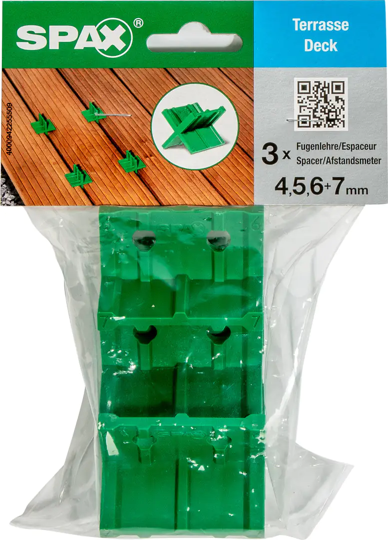 Spax Fugenlehre 4, 5, 6, 7 mm zum stecken + 1 Innensechskantschlüssel