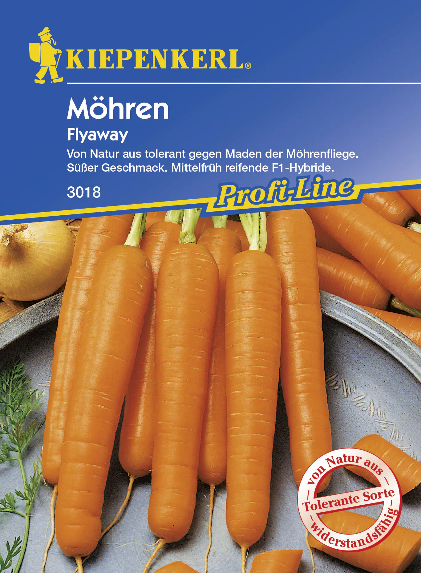 Kiepenkerl Möhre Flyaway Daucus carota ssp. sativus, Inhalt: ca. 4 lfd. Meter