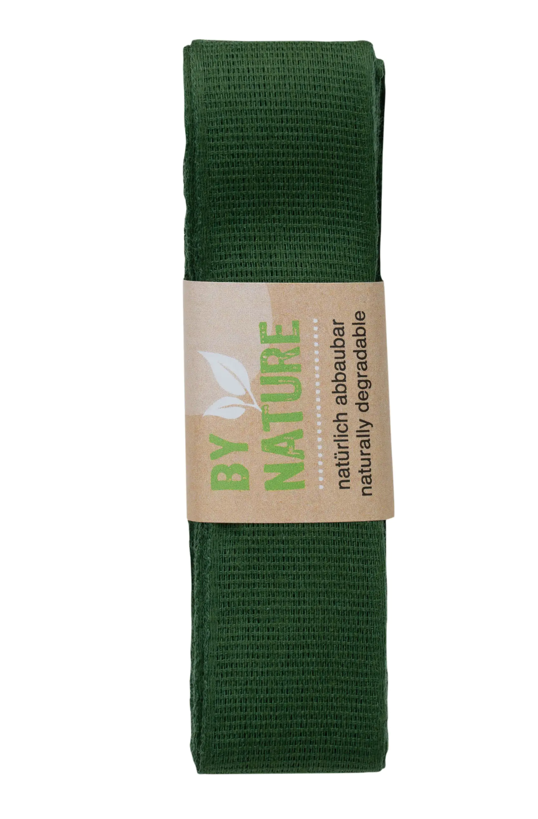 Braun & Company Band Strängchen dunkelgrün 25 mm x 2 m