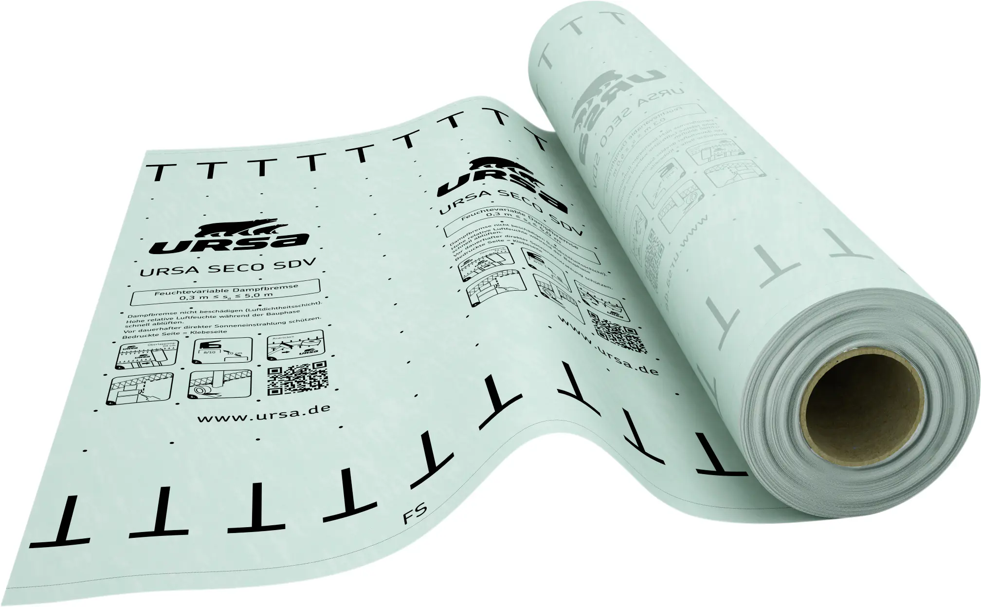 Ursa Dampfbremse SECO SDV PLUS 20 x 1,5 m = 30 m² grün