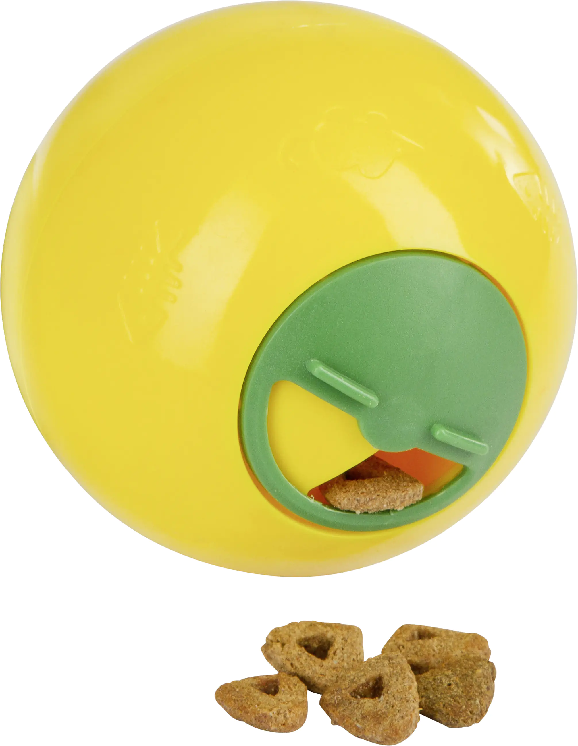 Kerbl Snackball für Katzen & Hühner ø 7,5 cm gelb Kerbl Snackball für Katzen & Hühner ø 7,5 cm gelb