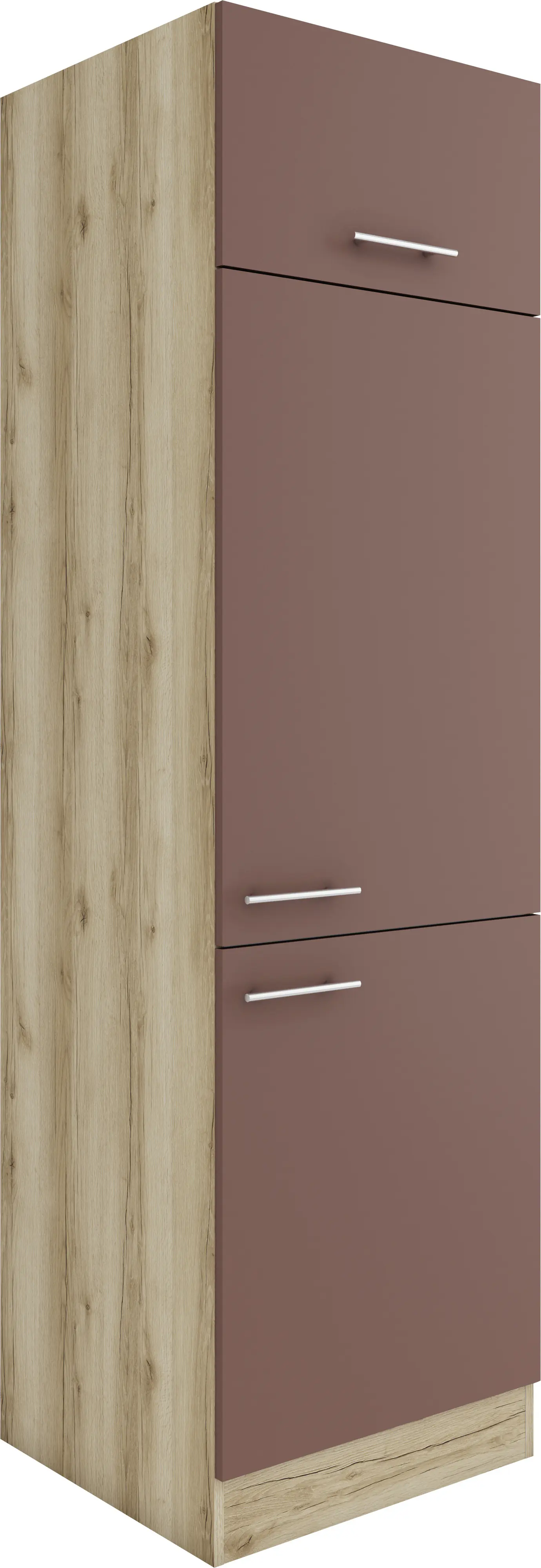 Optifit Hochschrank Bari 407 rostrot/eiche 60 cm