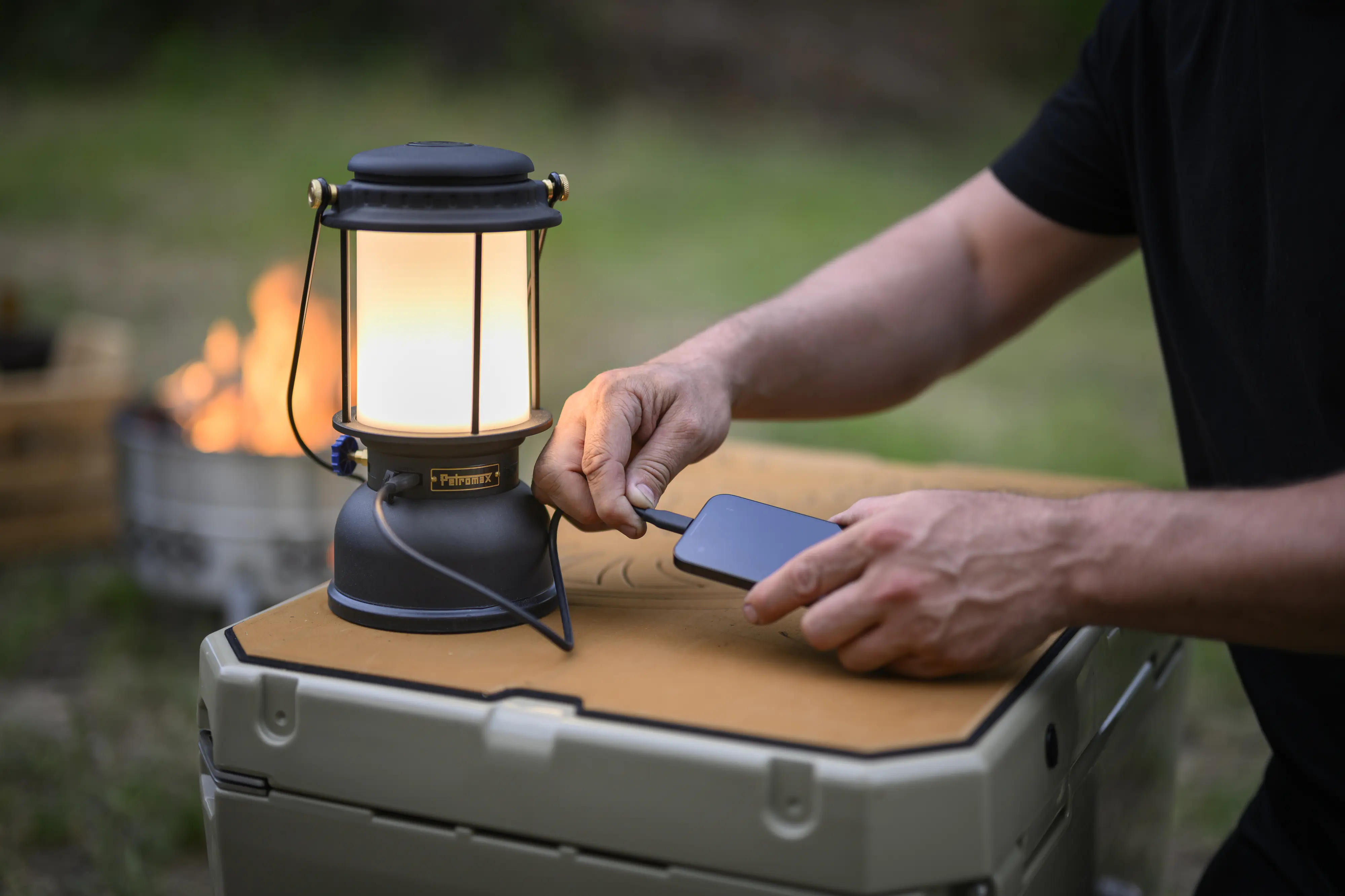 Petromax LM500 LED Laterne - Schwarz