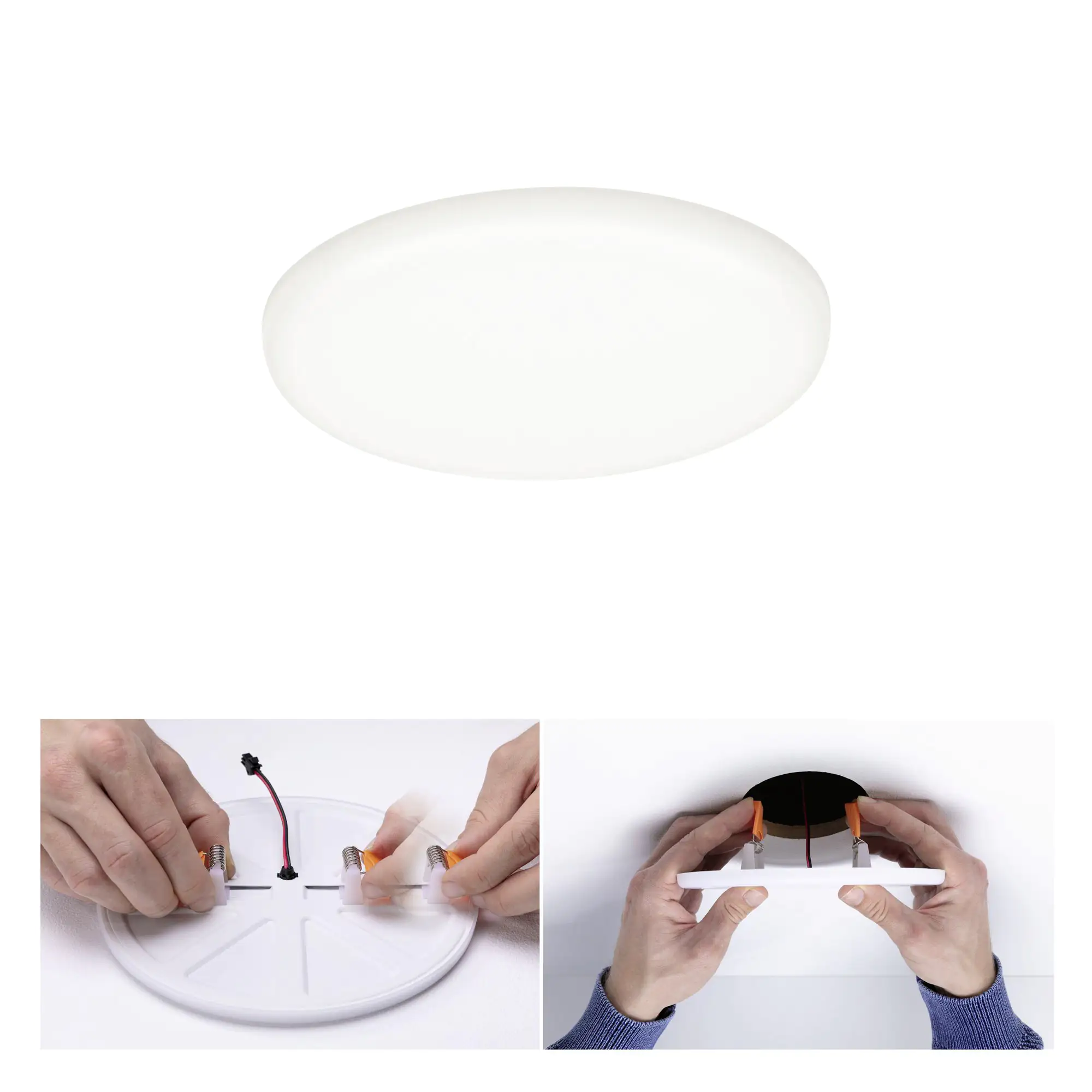Paulmann Einbauleuchte LED Veluna Varifit rund Ø 12,5 cm 8,5 W satin