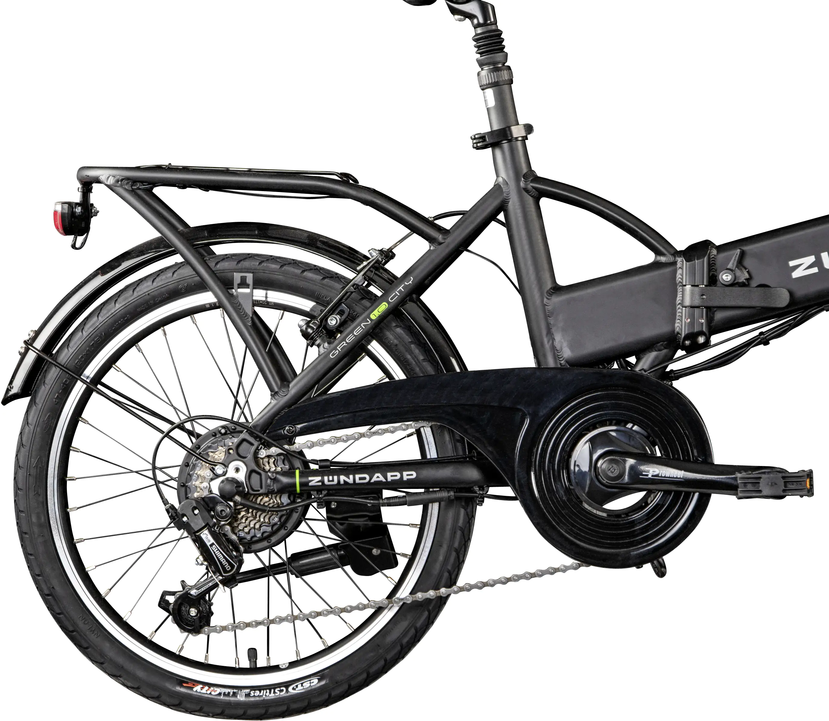 Zündapp E-Bike Faltrad Green 1.0 Unisex 20 Zoll RH 37cm 6-Gang 270 Wh schwarz
