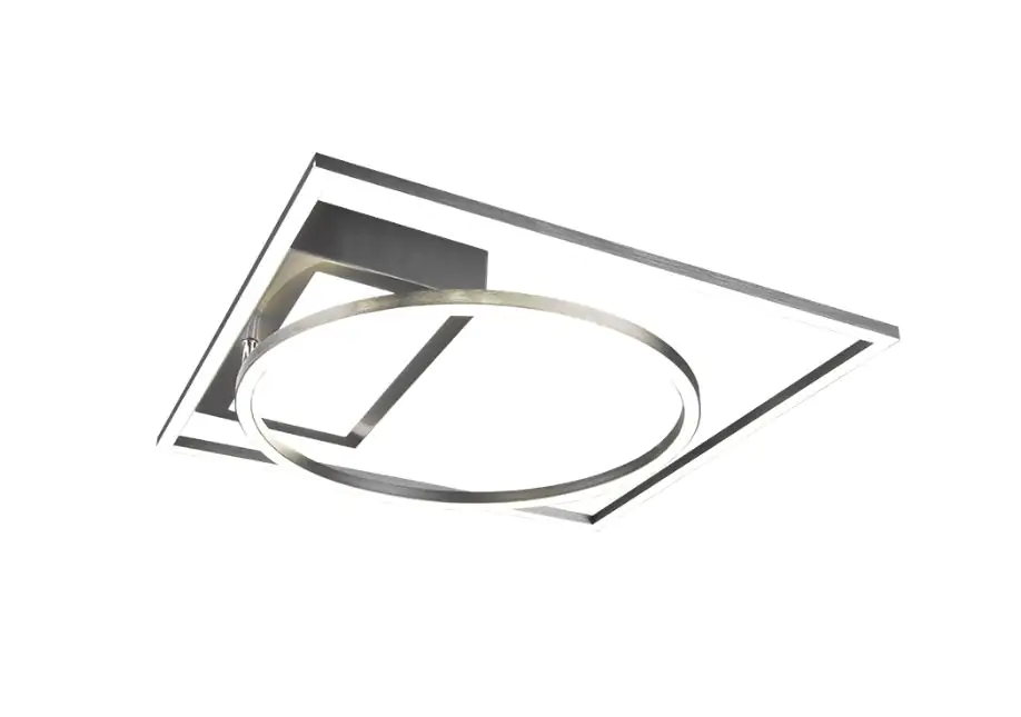 Trio LED Deckenleuchte Downey nickel matt, Fernbedienung, schwenkbar Trio LED Deckenleuchte Downey nickel matt, Fernbedienung, schwenkbar