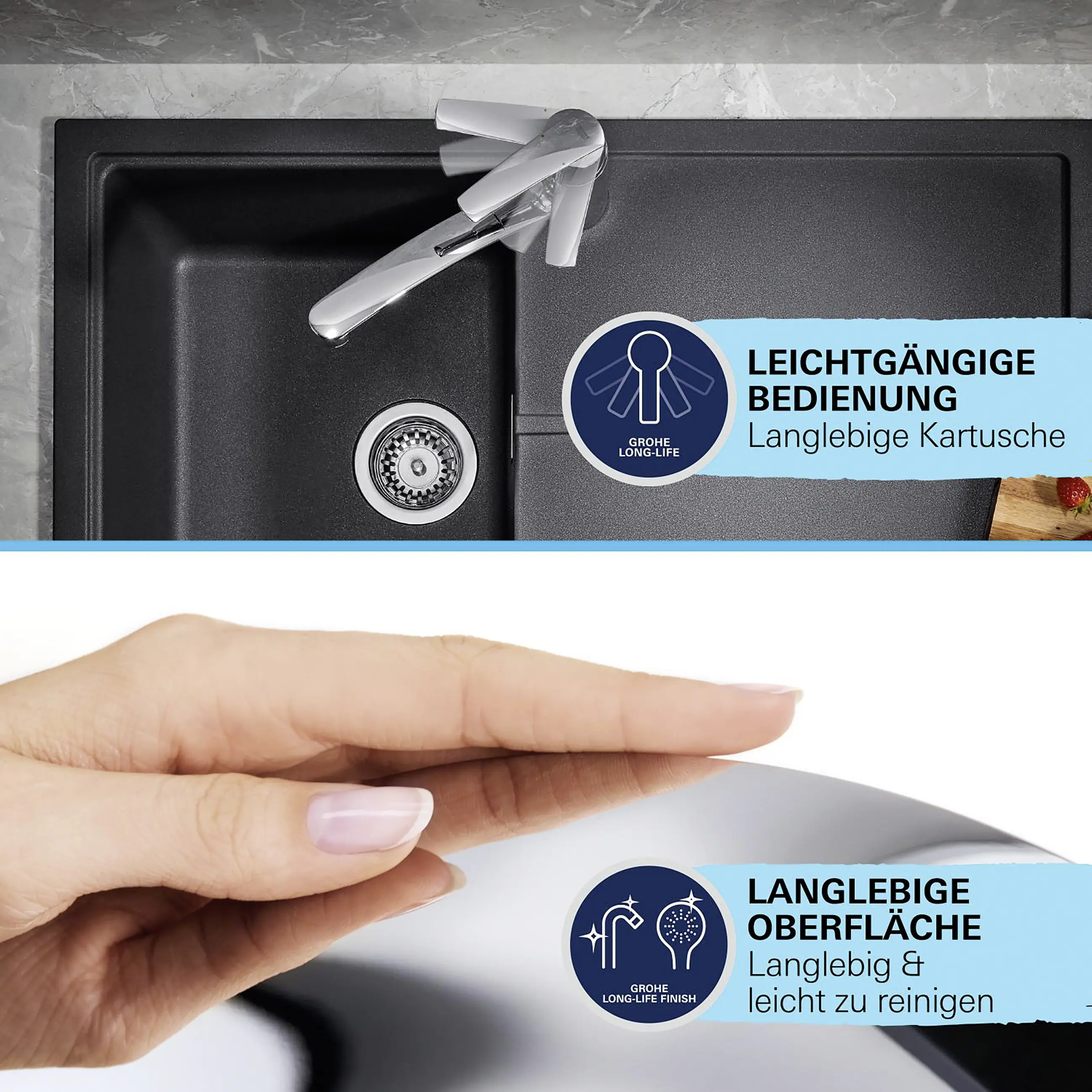 Grohe Küchenarmatur Start Flow chrom