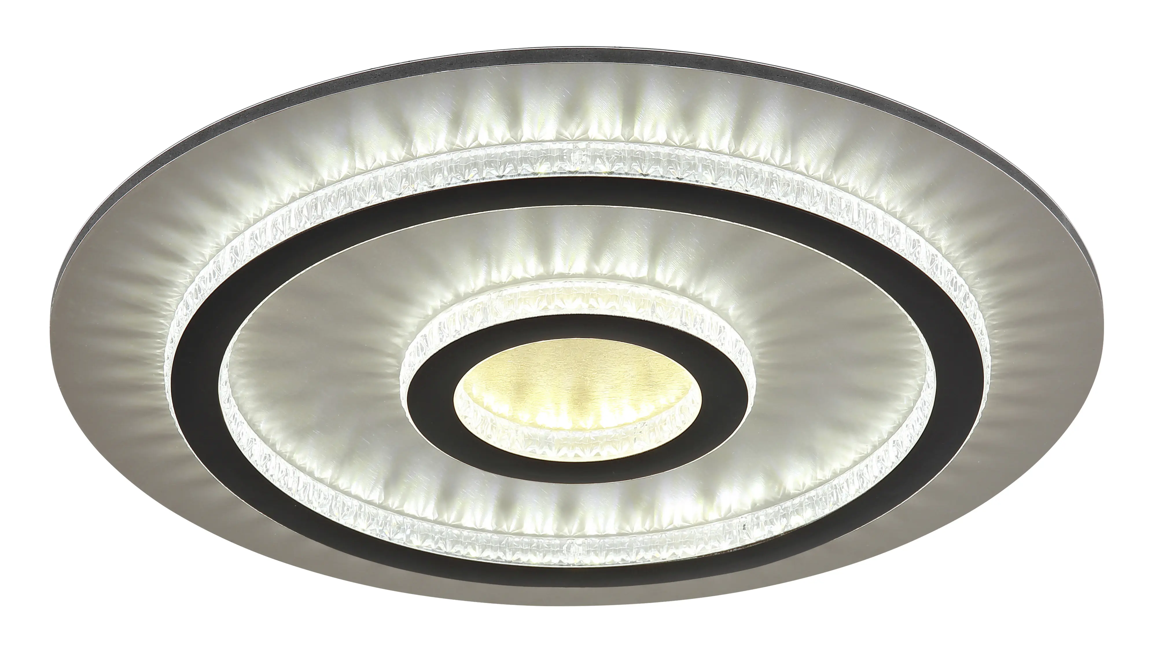 Globo Deckenleuchte Jayden 45 x 5,5 cm Ø x H schwarz warmweiß