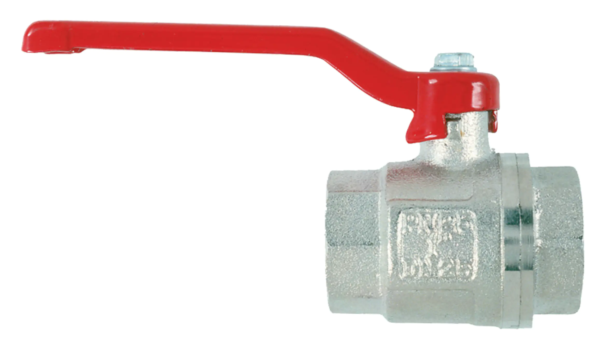 Cornat Messing Kugelhahn matt-verchromt, beidseitig IG 1/2" Cornat Messing Kugelhahn matt-verchromt, beidseitig IG 1/2"