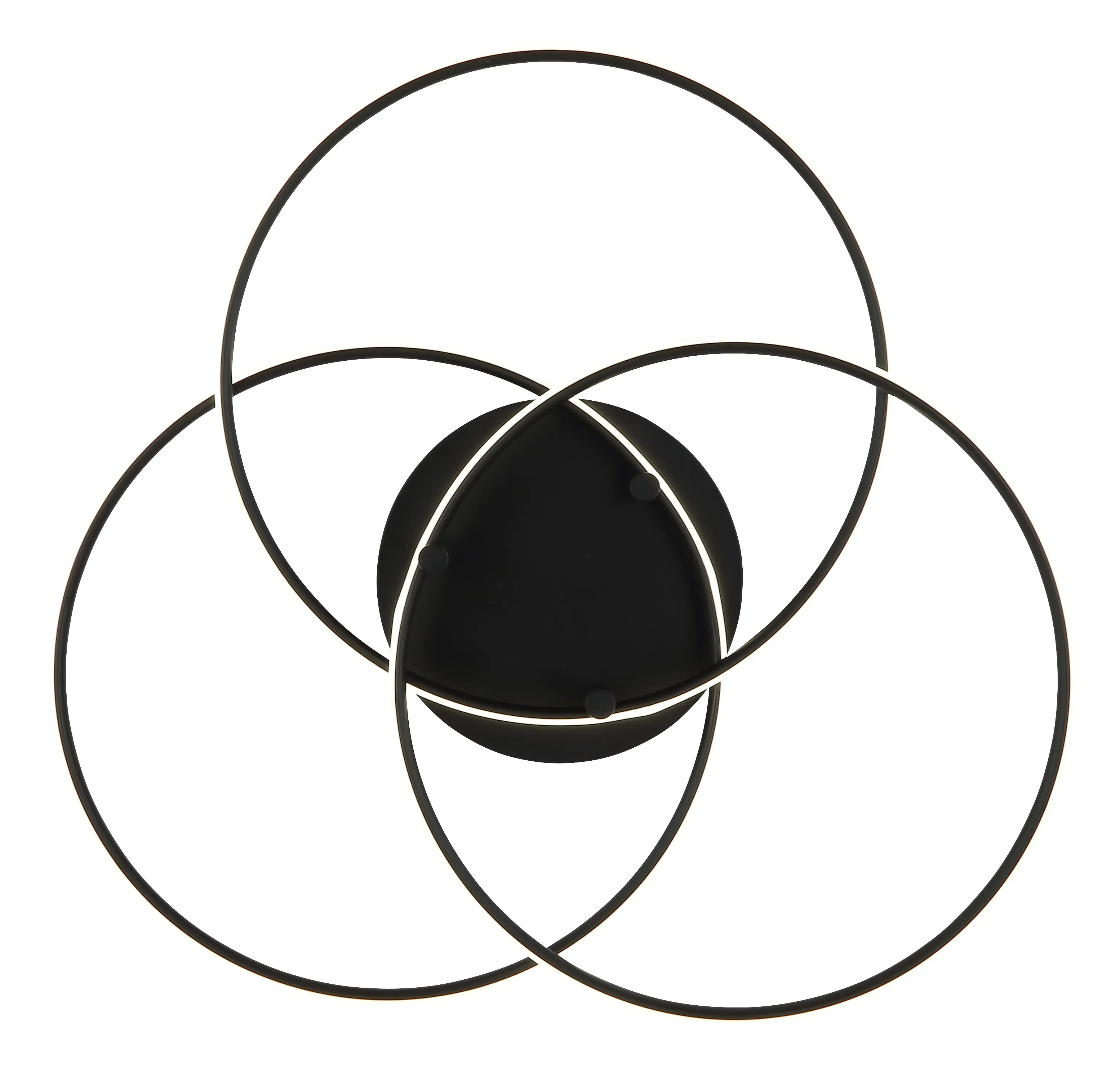 Globo Deckenleuchte Kombos 45,6 x 9,4 cm Ø x H schwarz warmweiß