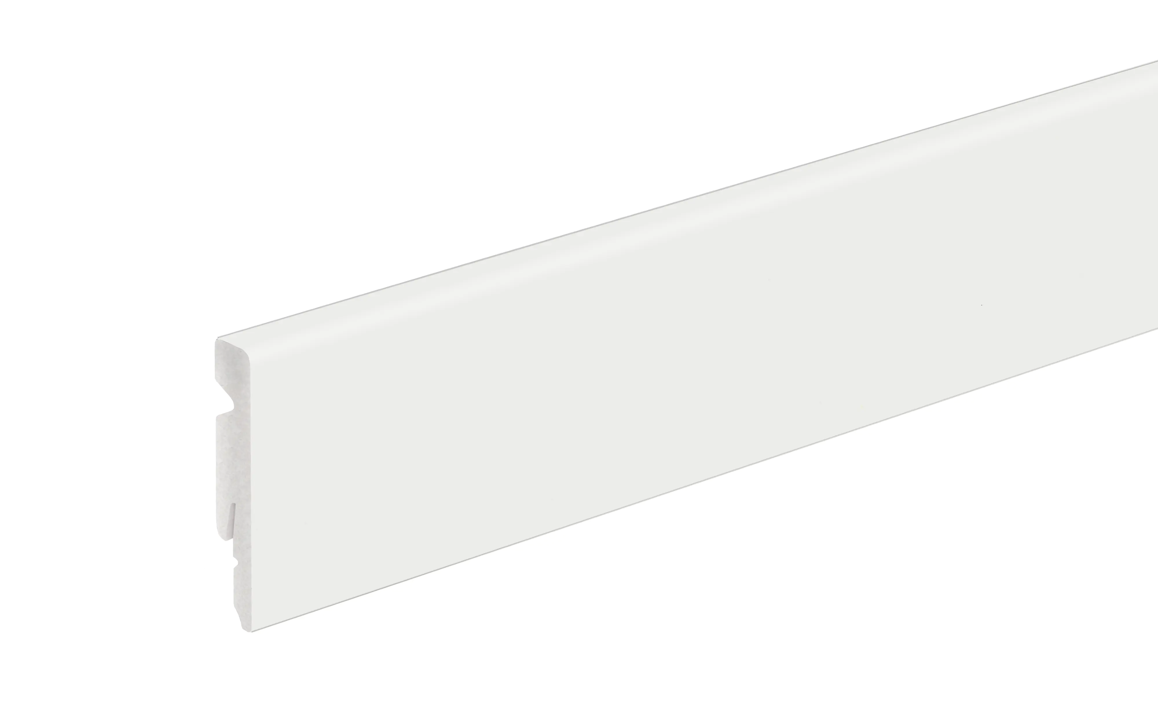 Neuhofer Fußleiste 220 cm x 60 x 11 mm weiß Neuhofer Fußleiste 220 cm x 60 x 11 mm weiß