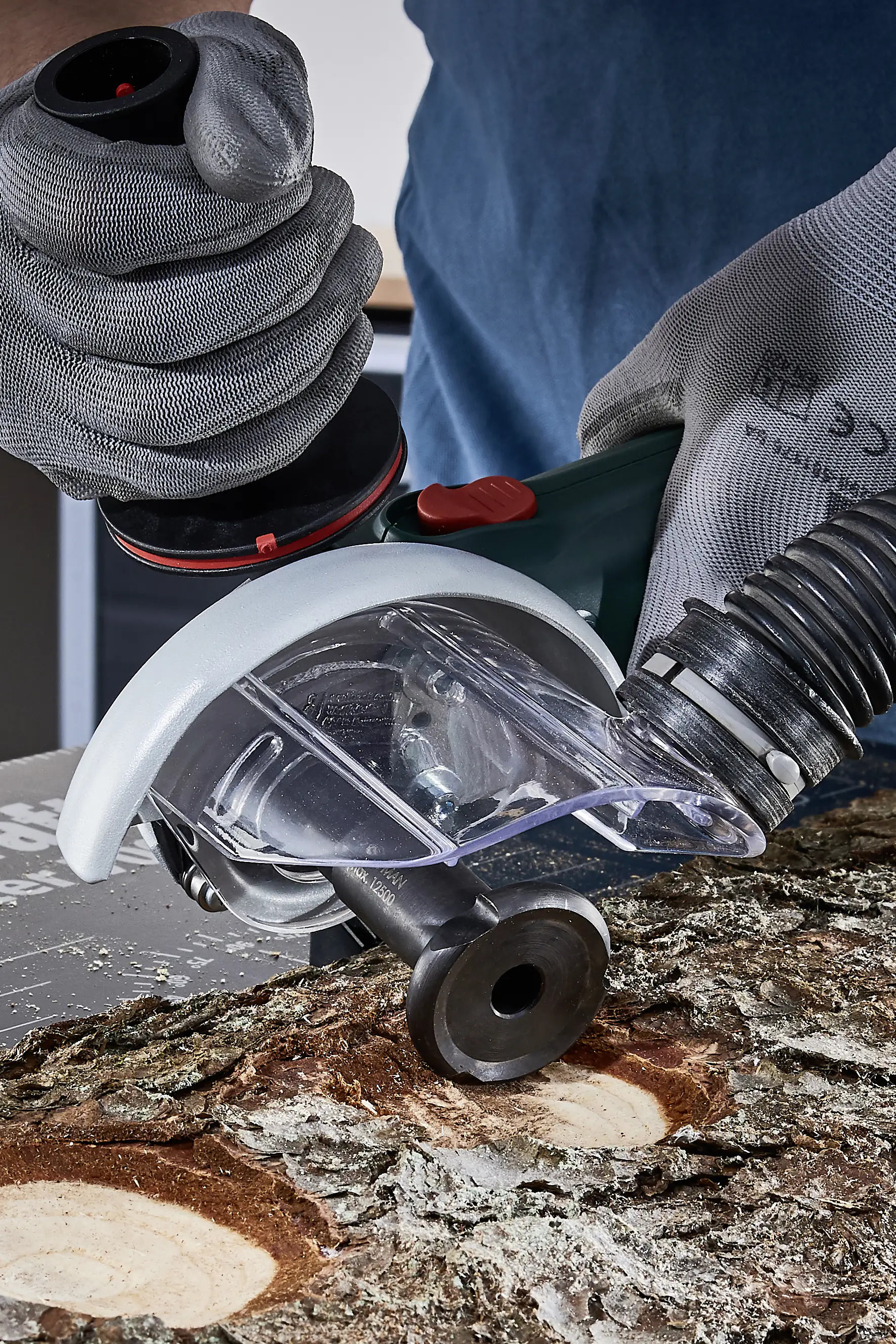 Wolfcraft Absaughaube für Winkelschleifer