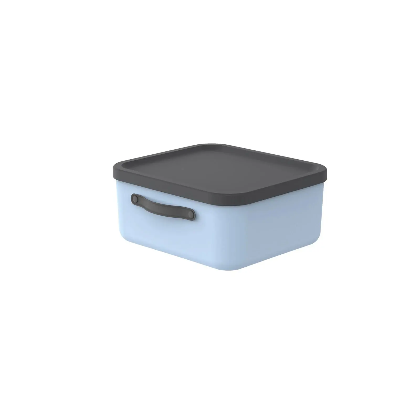 Rotho Aufbewahrungsbox Mythen mit Deckel 39,5 x 38 cm 20 L blau-schwarz
