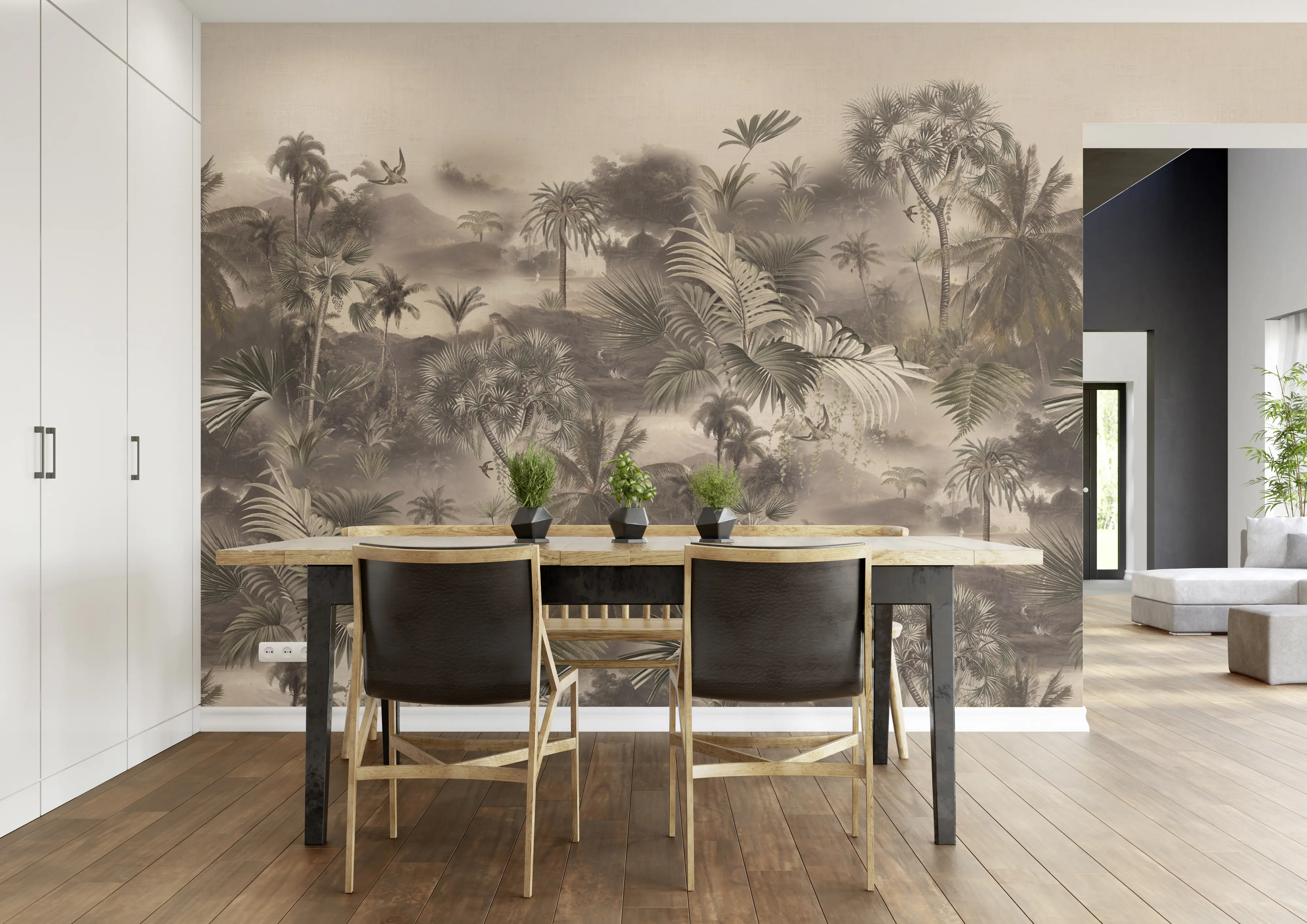 Rasch Vlies Fototapete 543636 Beige-Mittelbeige Muster & Motive 2,65 m x 3,18 m