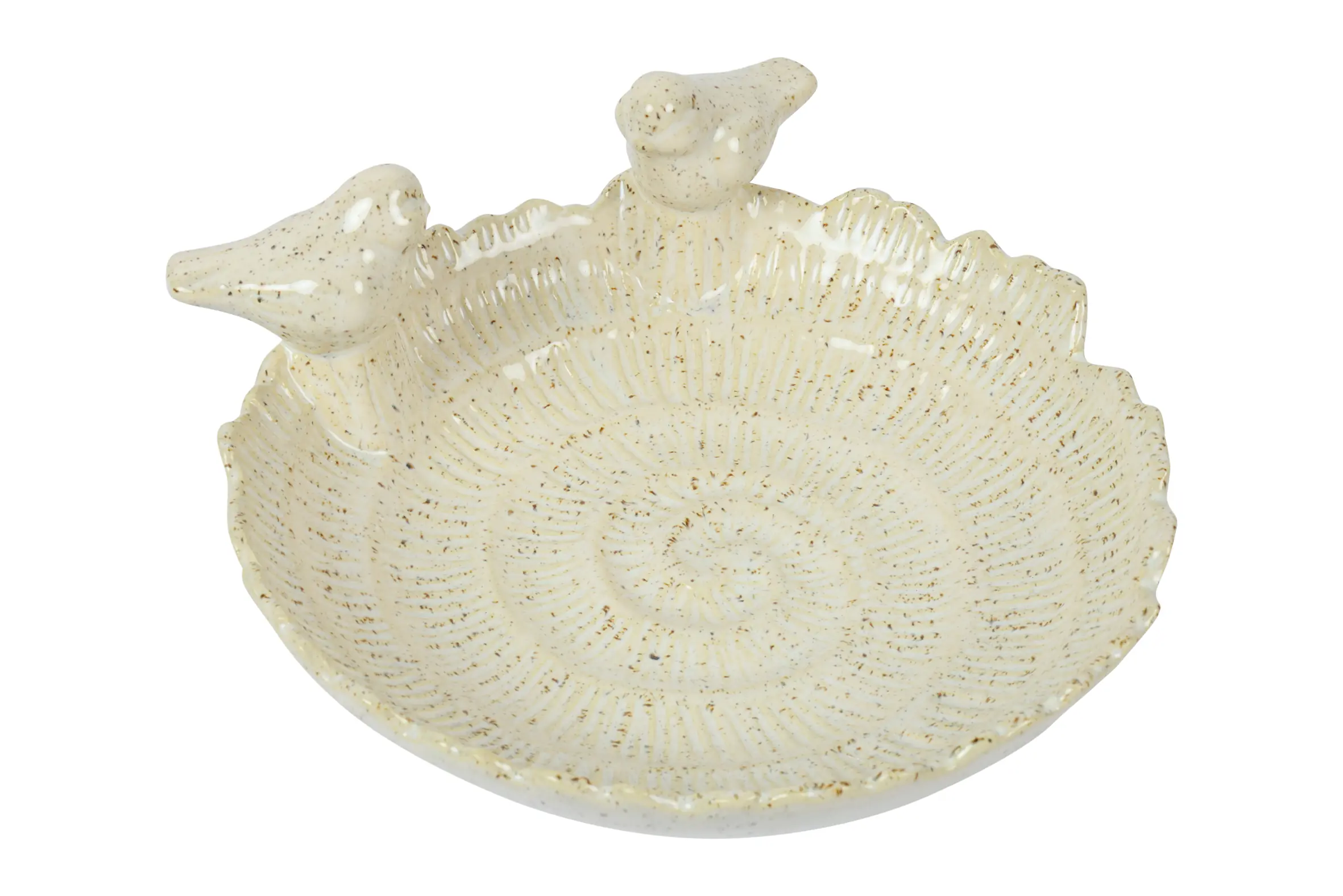 Flamingo Vogeltränke Thom 18 x 18 x 7,6 creme