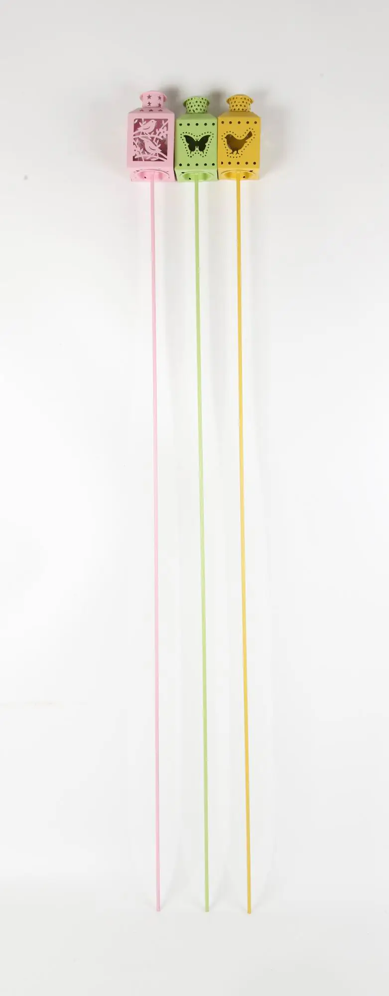 TrendLine Gartenstecker Ostern Metall Ø 6 x 120 cm 3-fach sortiert  